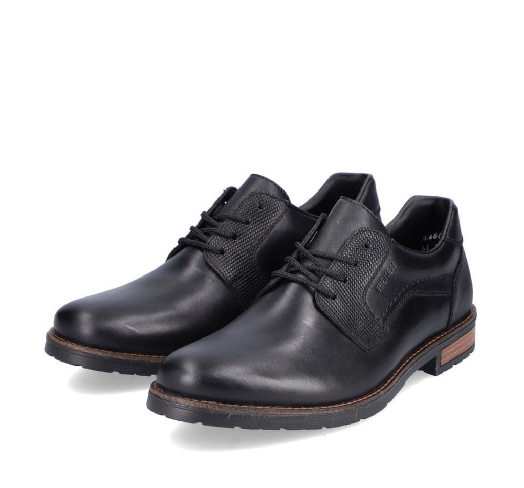 Rieker - Mens black dress shoe - 13523-00