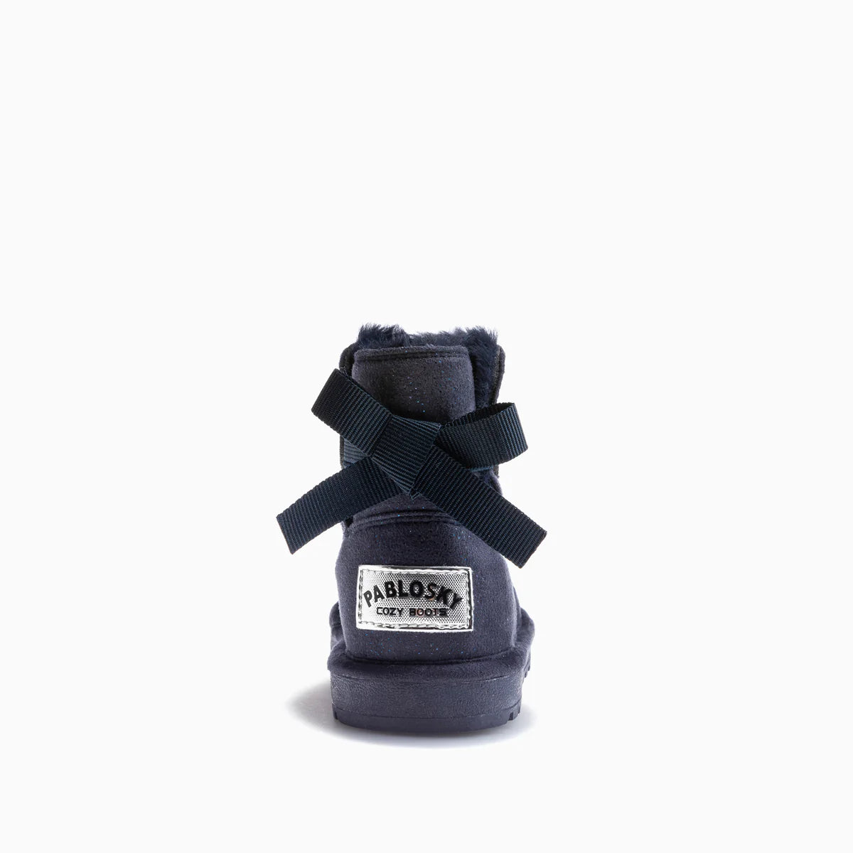 Pablosky - Girls navy/Bow Ugg boot - 978220