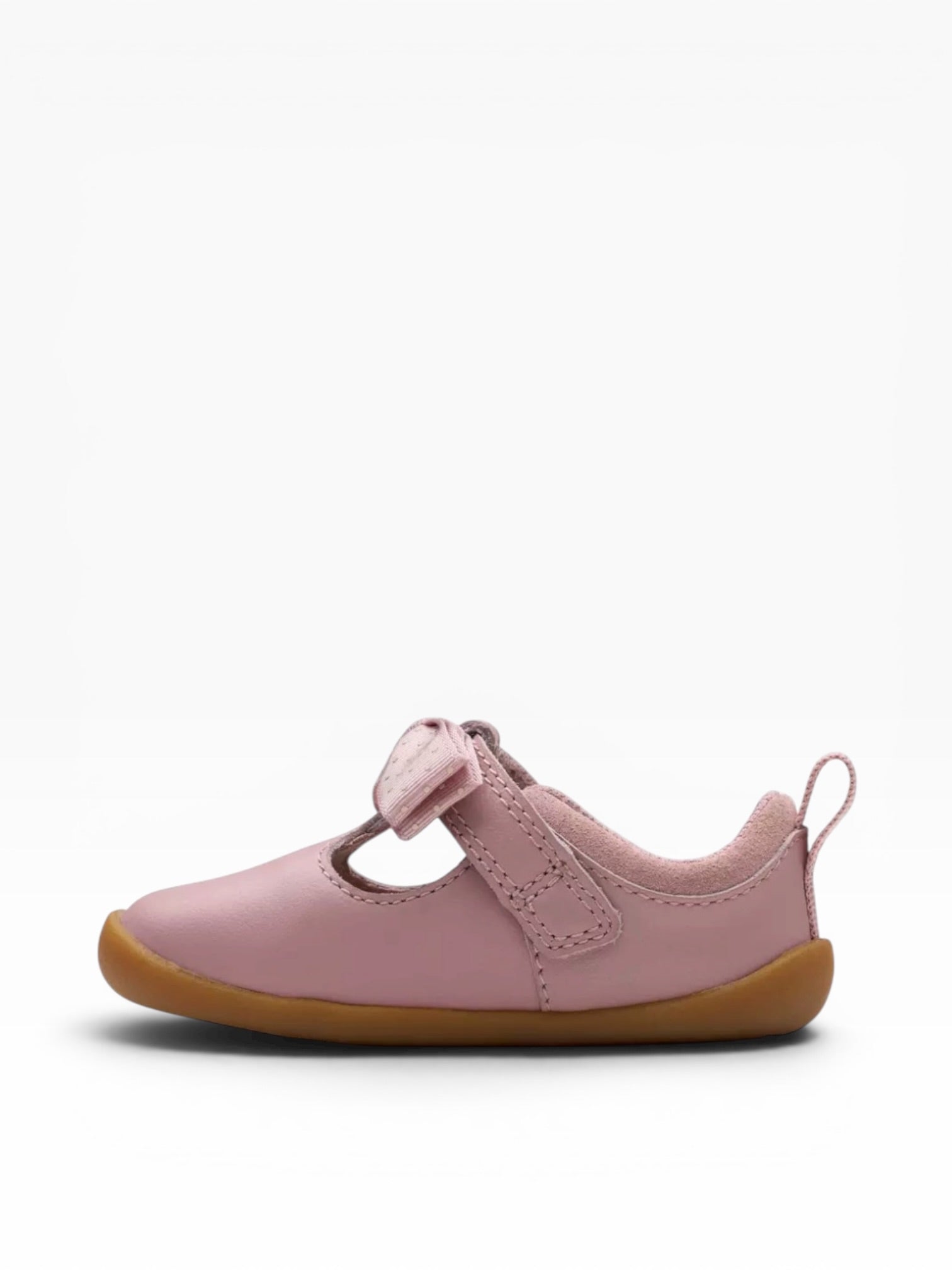 Clarks - Girls pink pre-walker - Roamer trim T