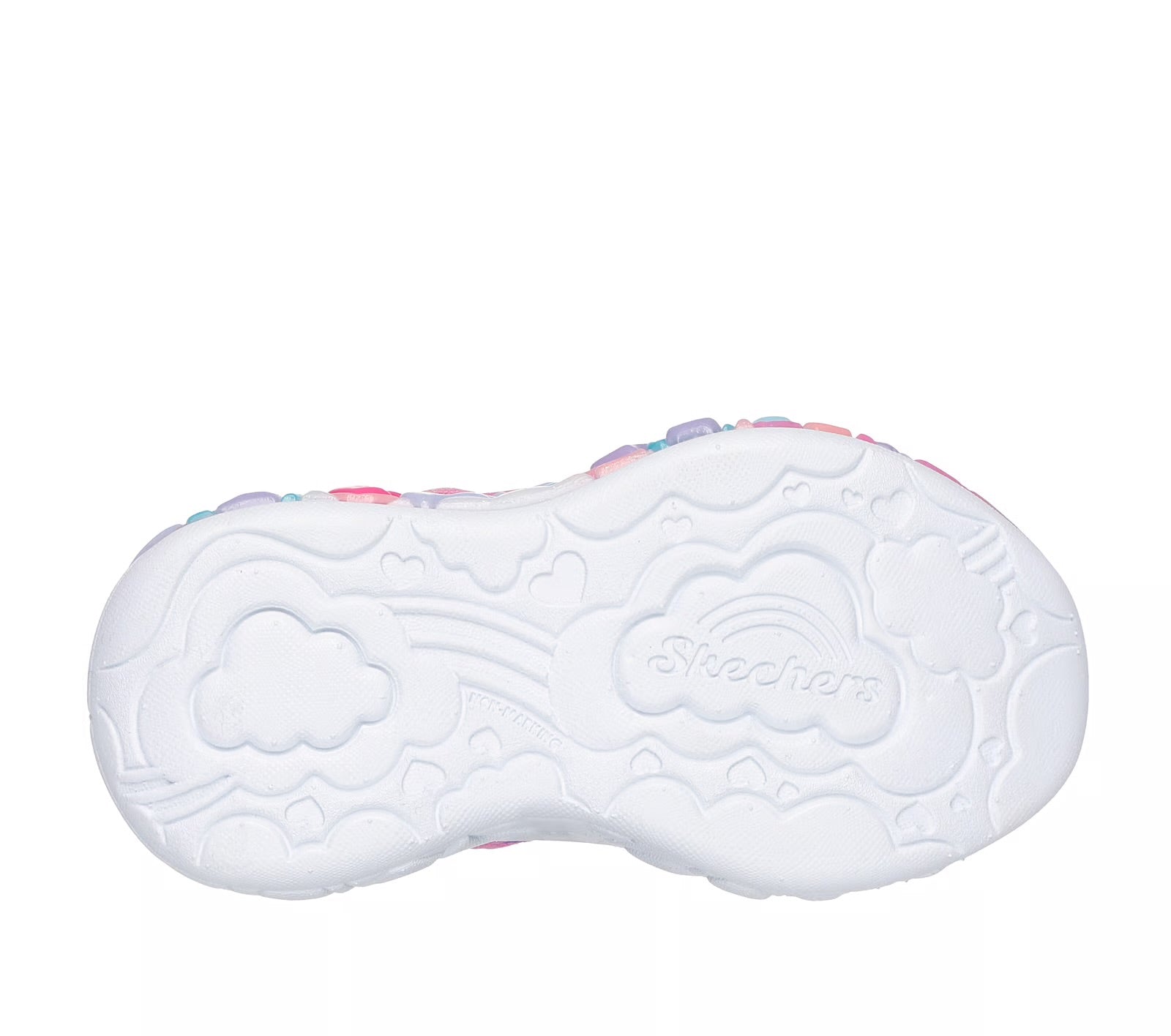 Skechers - Girls pink light-up runner - Eternal heart lights