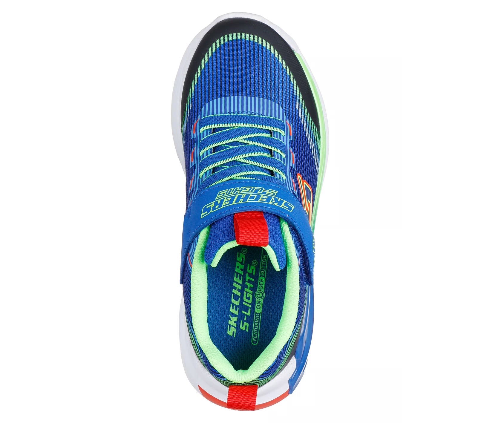 Skechers - Boys blue/multi Velcro runner - Tri-Namics 2.0