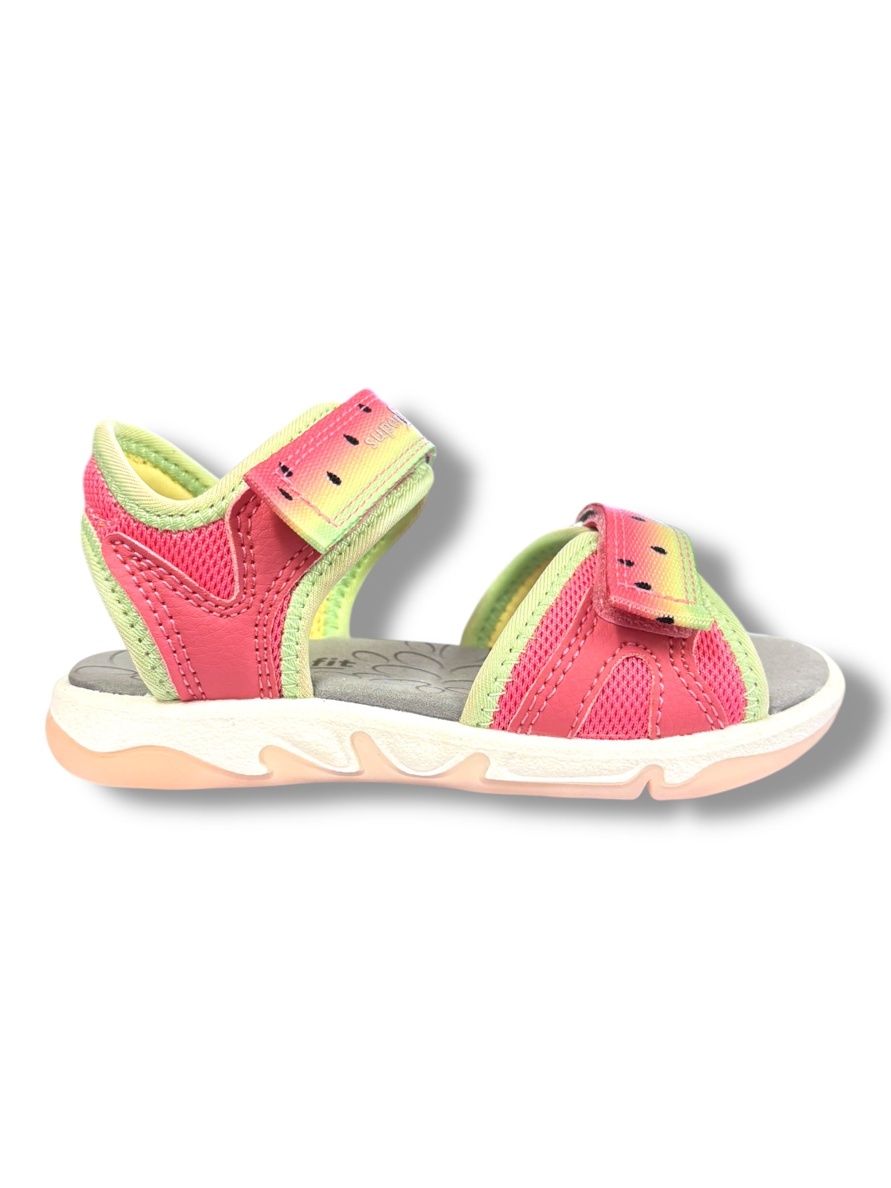Superfit - Girl watermelon/multi sandal - Pebbles