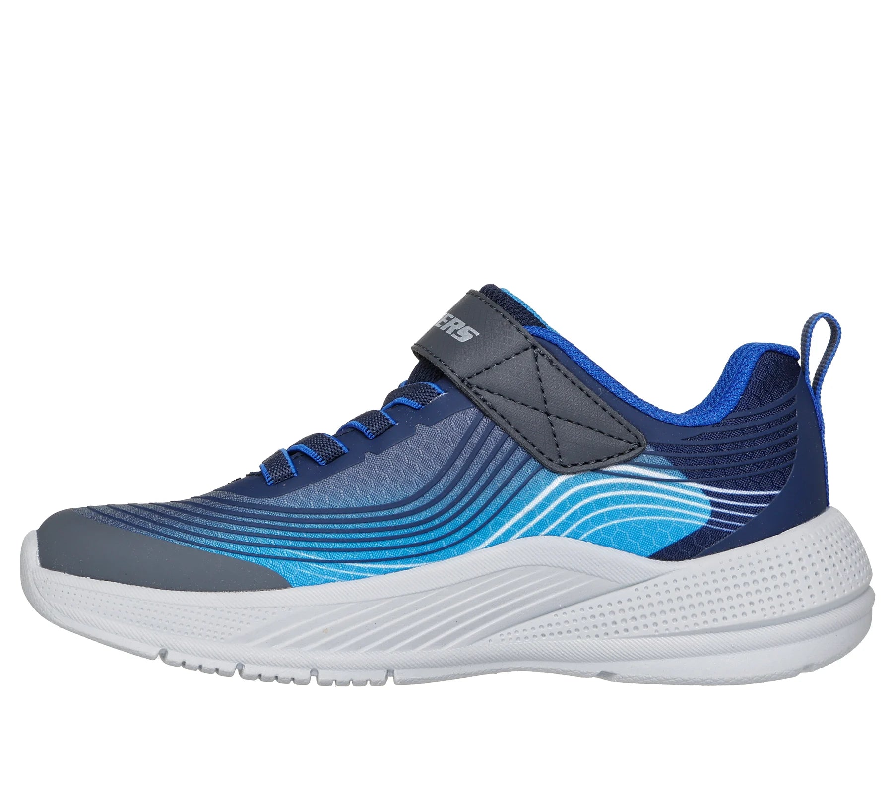 Skechers - Boys navy/blue/grey runner - Microspec Advance
