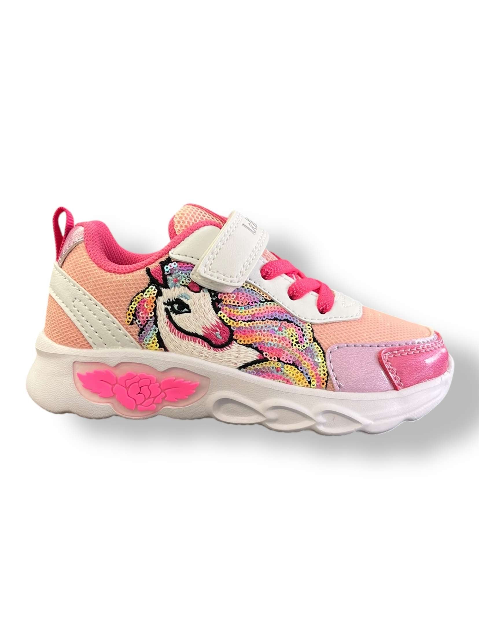 Lelli Kelly - Girls pink unicorn runner - Maggie.