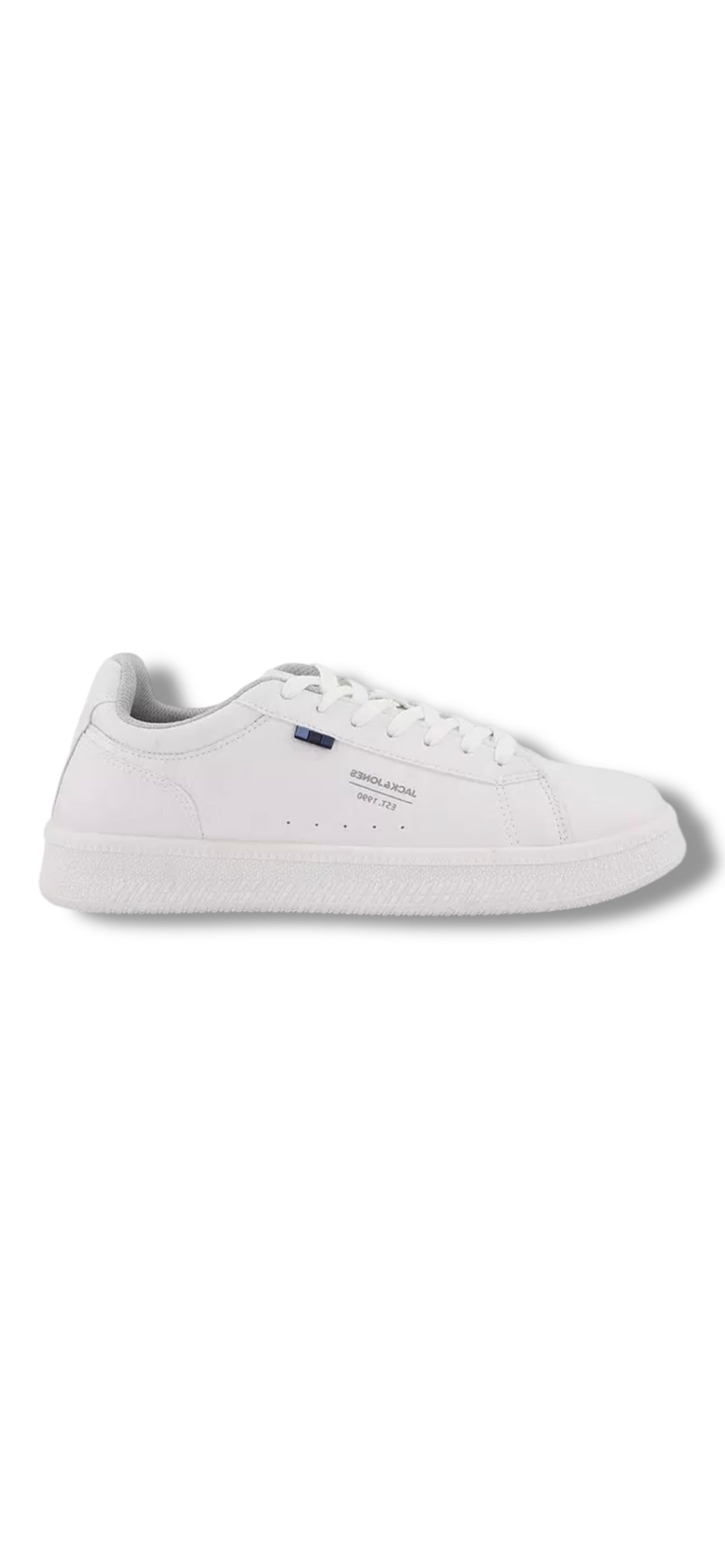 Jack & Jones -Men’s white shoe - Tumble FU Nubuck