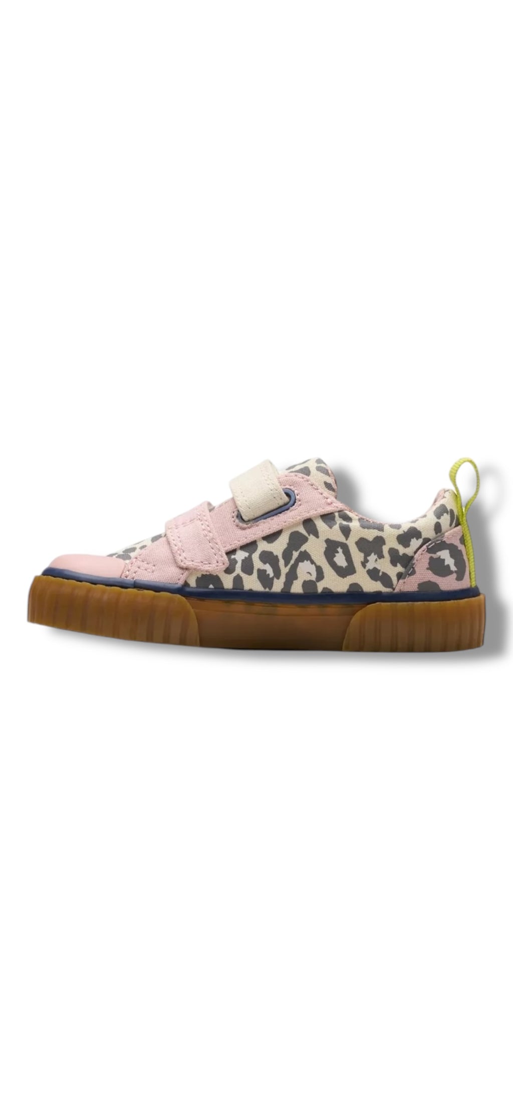 Clarks - Girls cream/pink canvas - Foxing Vibe T