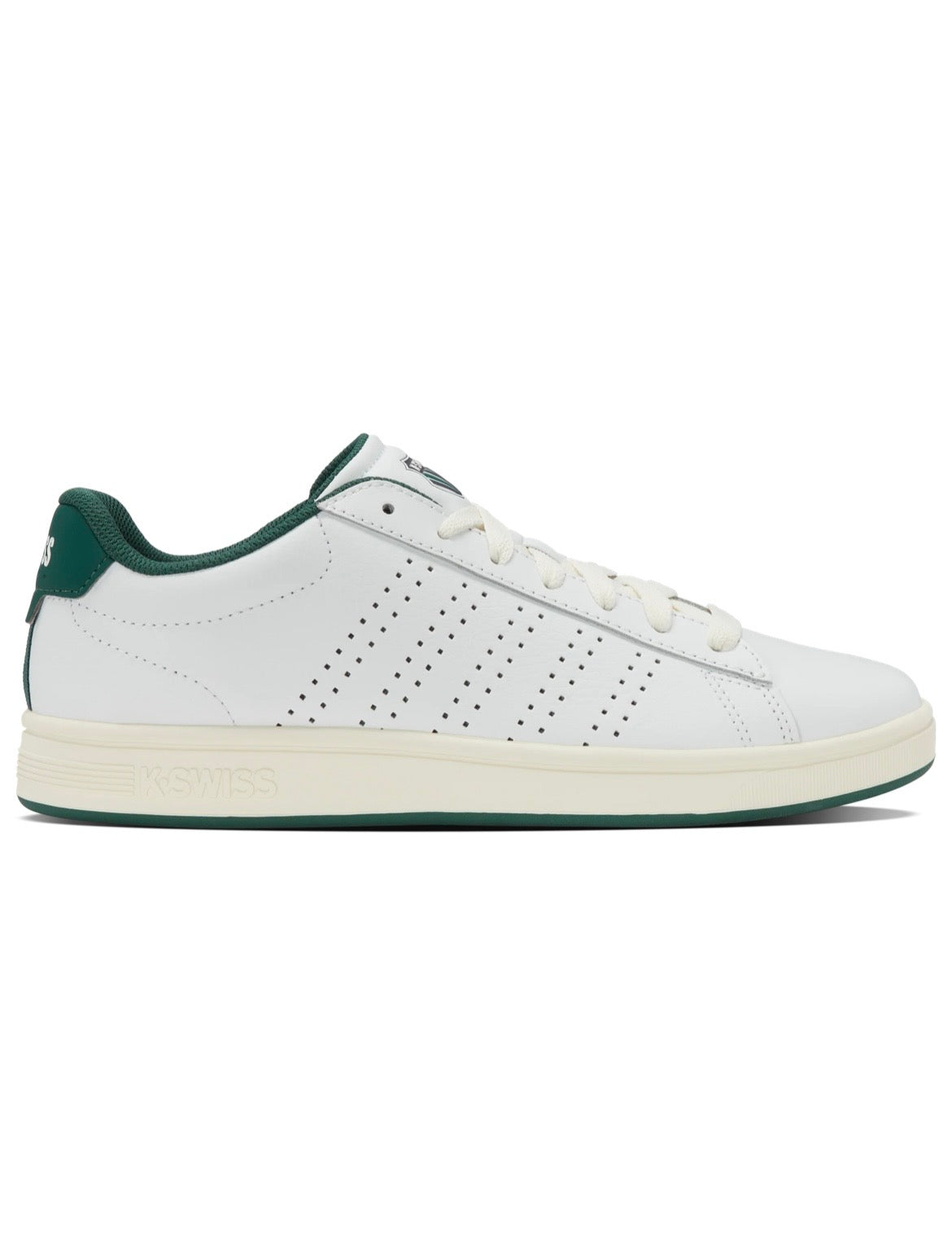 K Swiss - Men’s white/green suede shoe - Logan Kline LTH