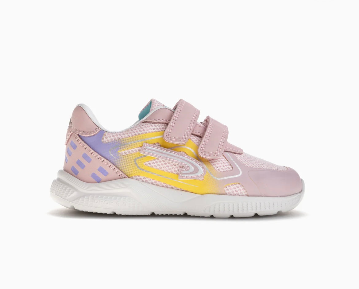 Pablosky - Girls pink/yellow barefoot runner - 979370