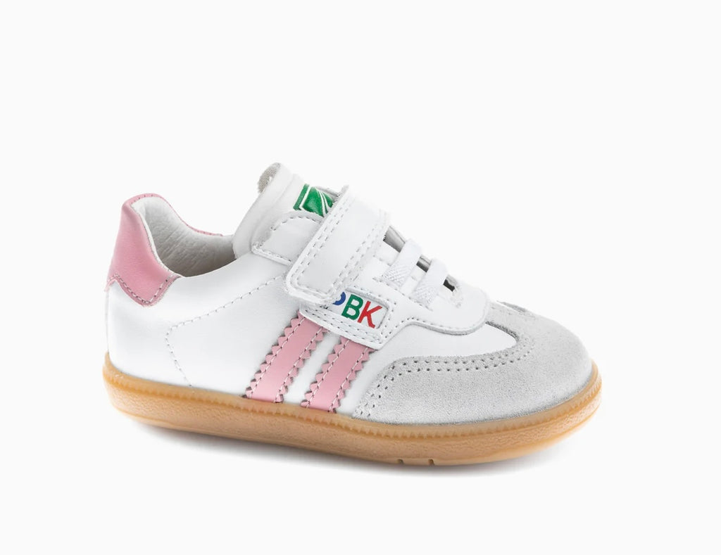 Pablosky - Girls pink/white barefoot trainer - 046707