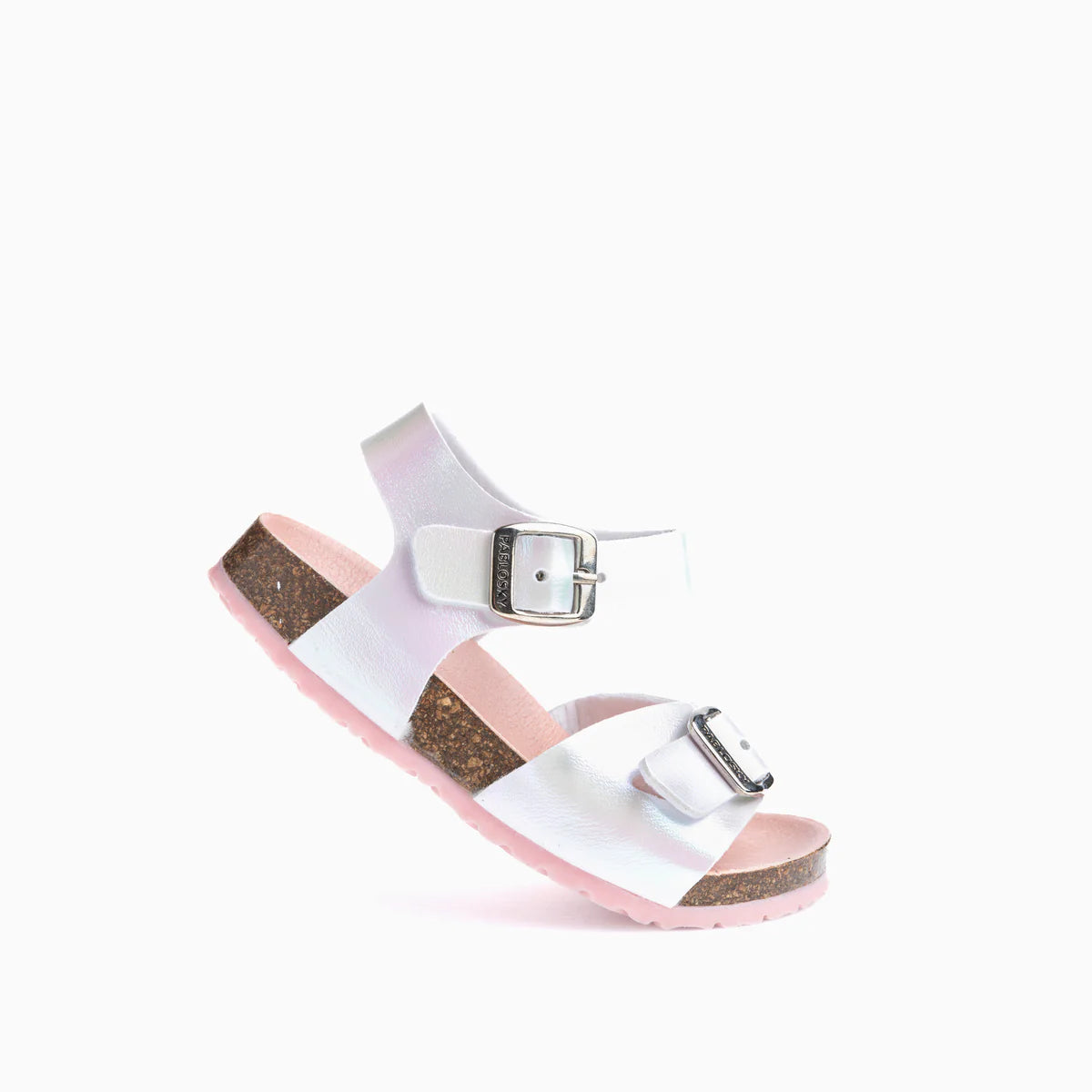 Pablosky - Girls white metallic sandal - 428300