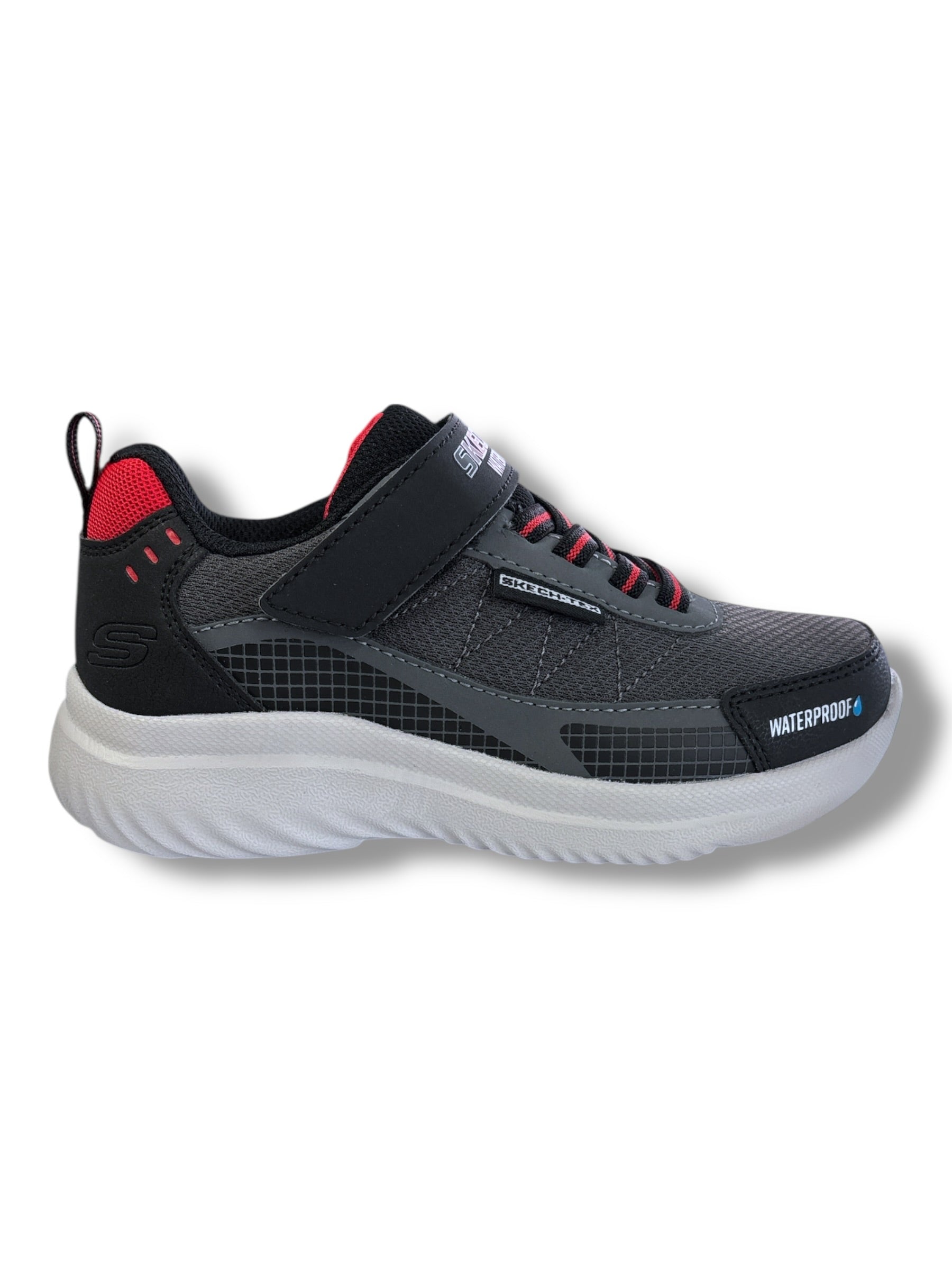 Skechers - Boys grey/red waterproof runner - Bounder 2.0 aqua pace