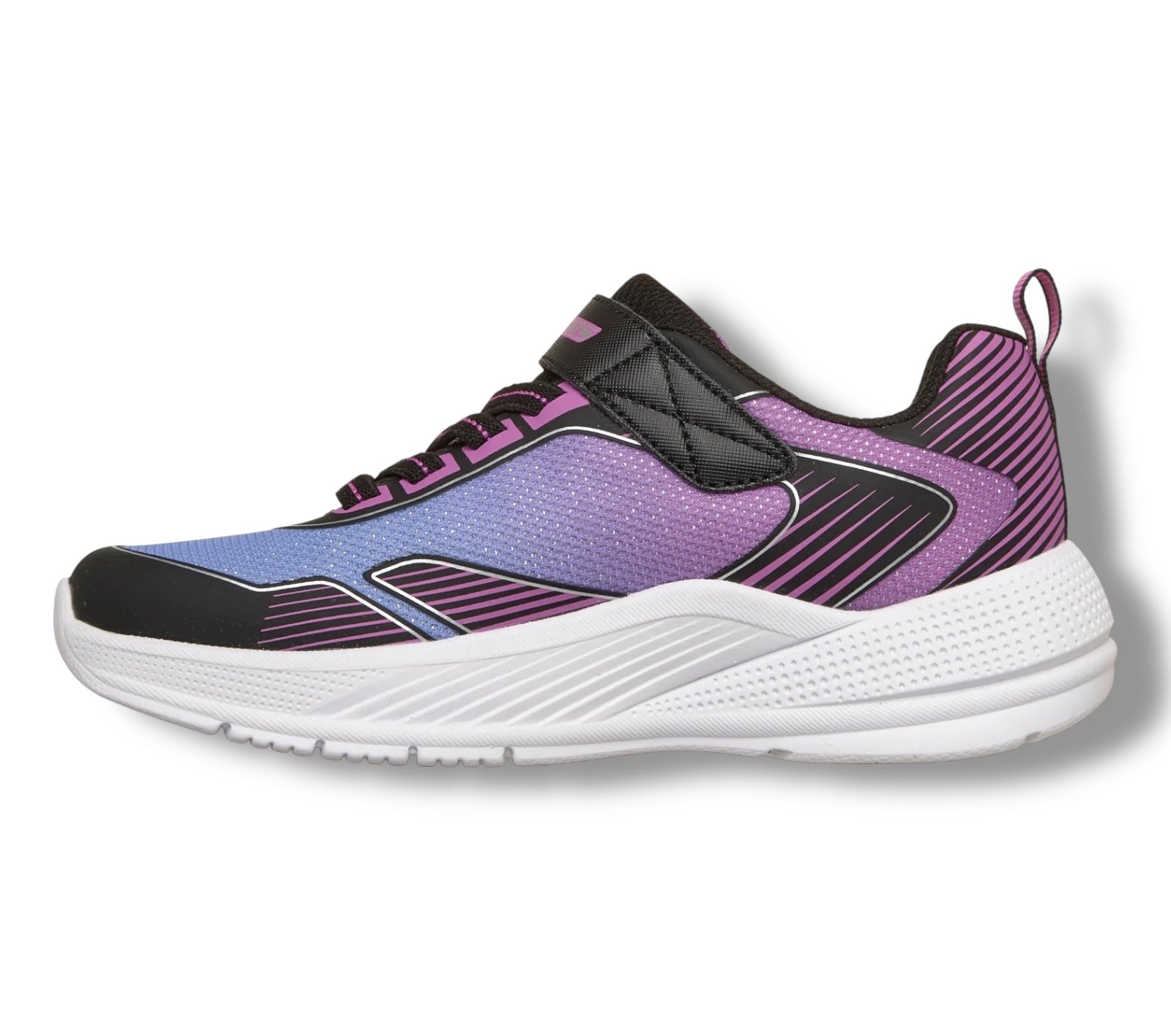 Skechers - Girls black/purple runner - Oasis Point