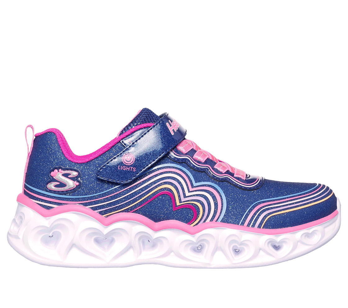 Skechers - Girls light-up runner - Retro hearts