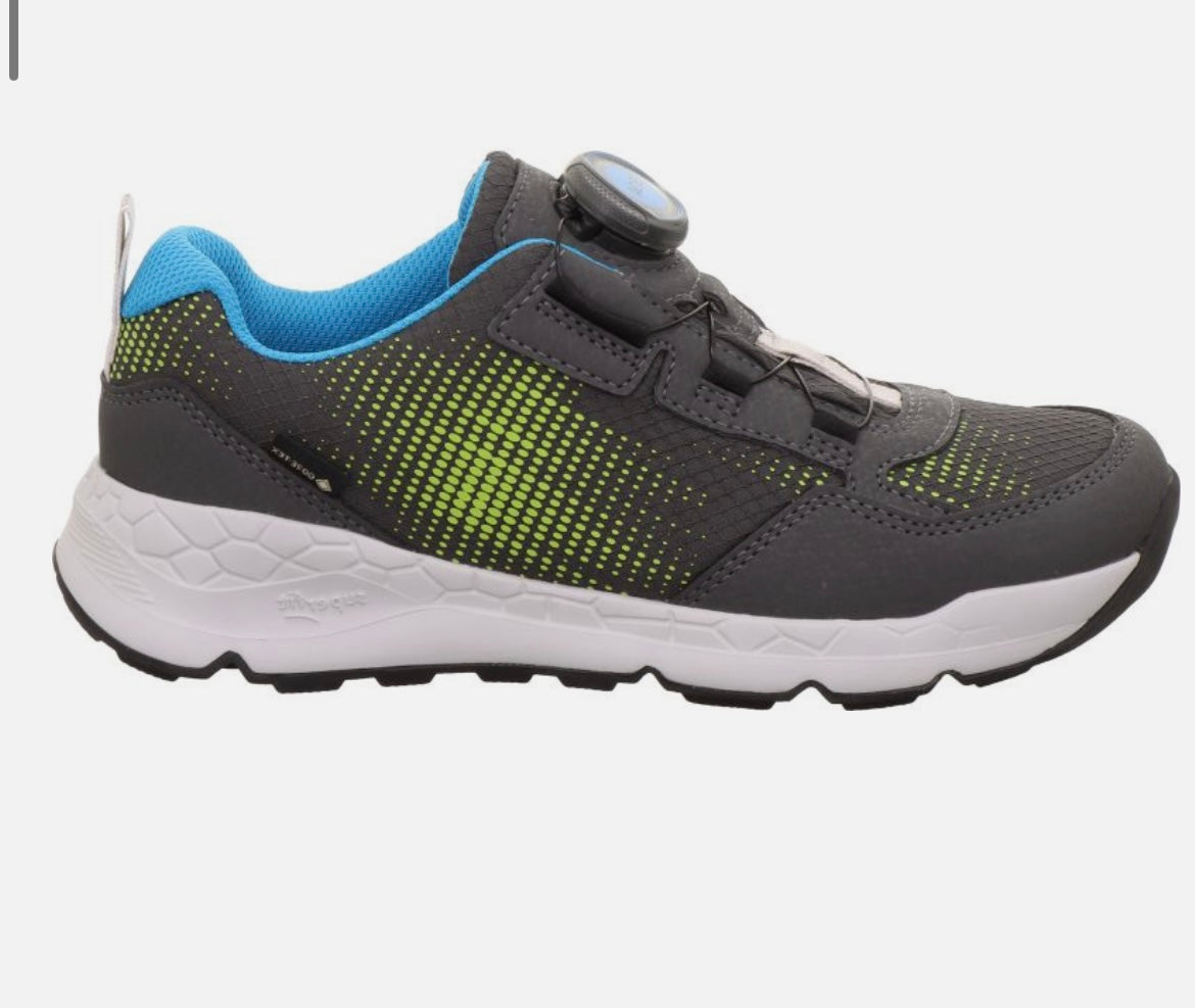 Superfit - Boys Waterproof Grey twist tie runner - Free ride