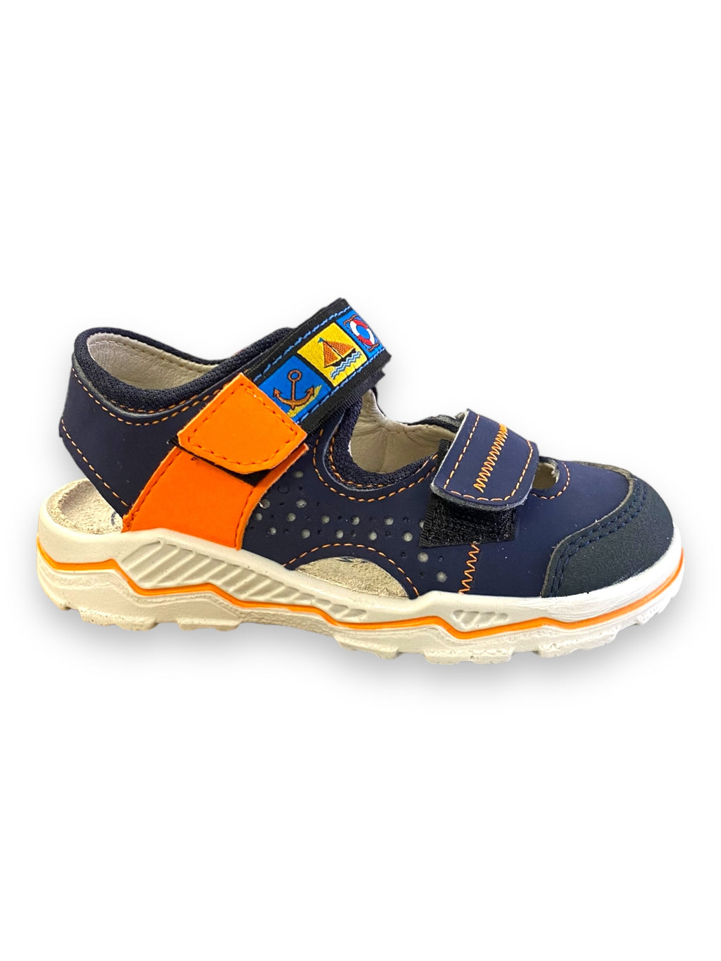 Ricosta - Boys navy sandal - Dobby