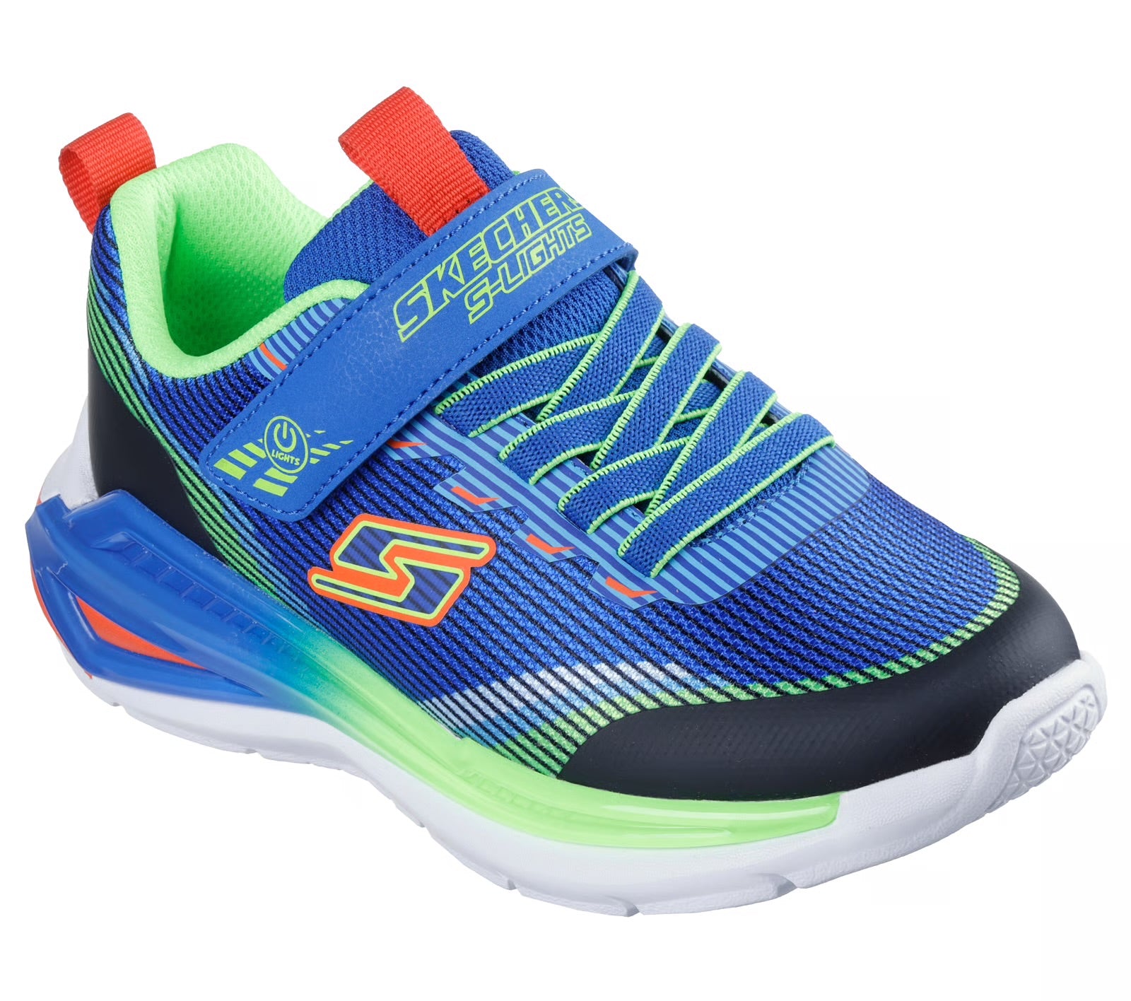 Skechers - Boys blue/multi Velcro runner - Tri-Namics 2.0