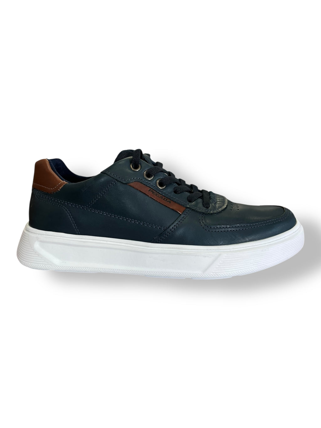 Pegada - Mens navy slip-on shoe - 110924-03
