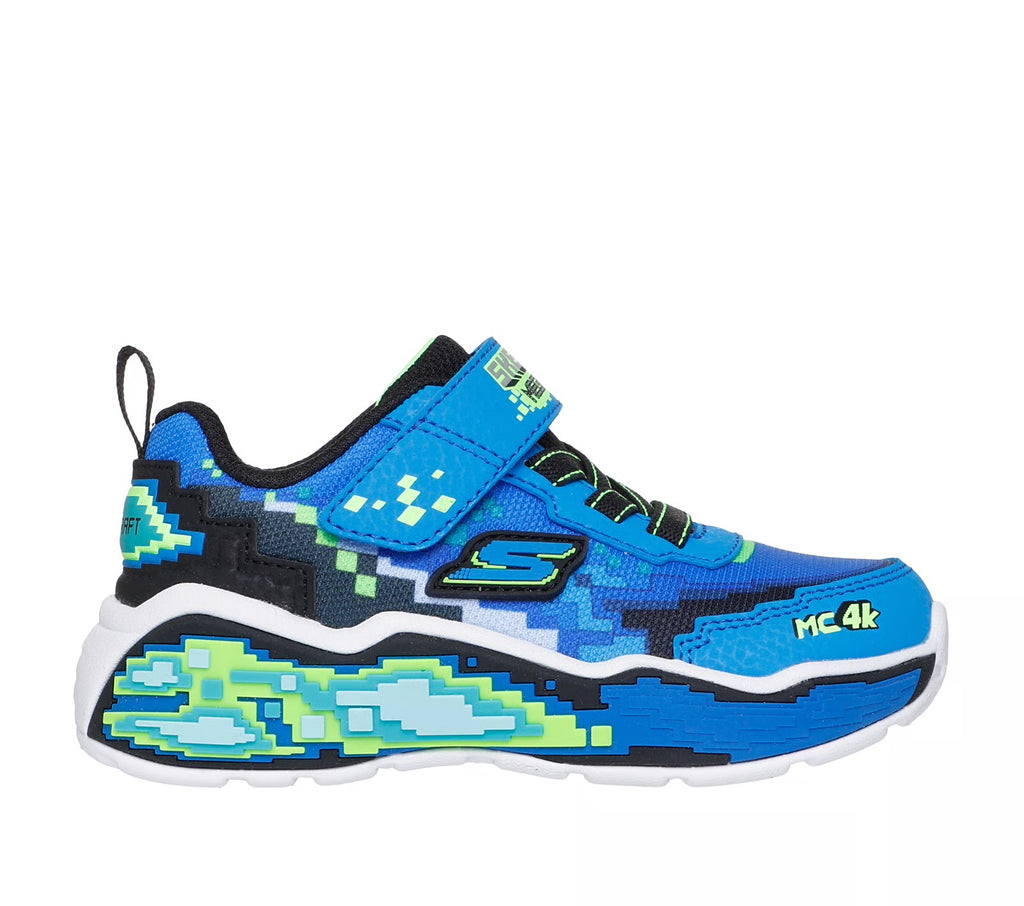 Skechers - Boys blue Mega-craft Velcro runner - MEGA SCENE