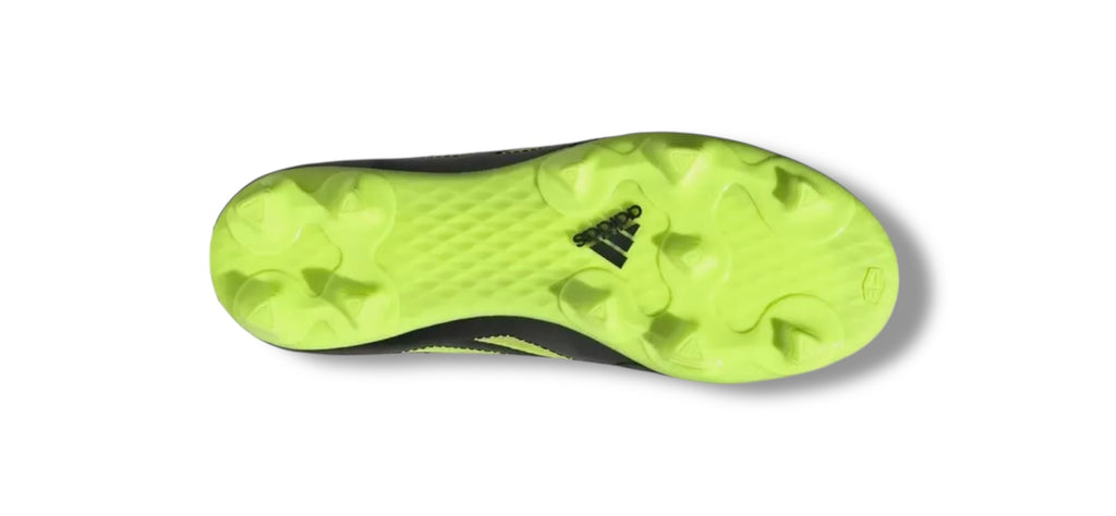 Adidas - Kids black/lime football boot - GOLETTO VIII FG