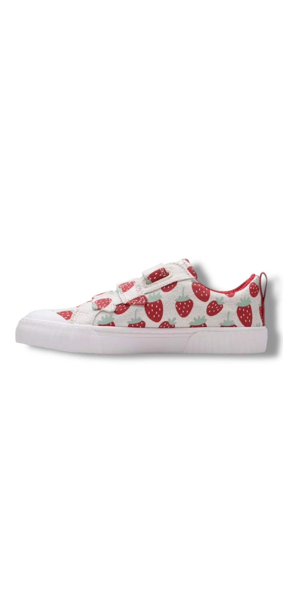 Clarks - Girls strawberry canvas - FoxingFraiseK