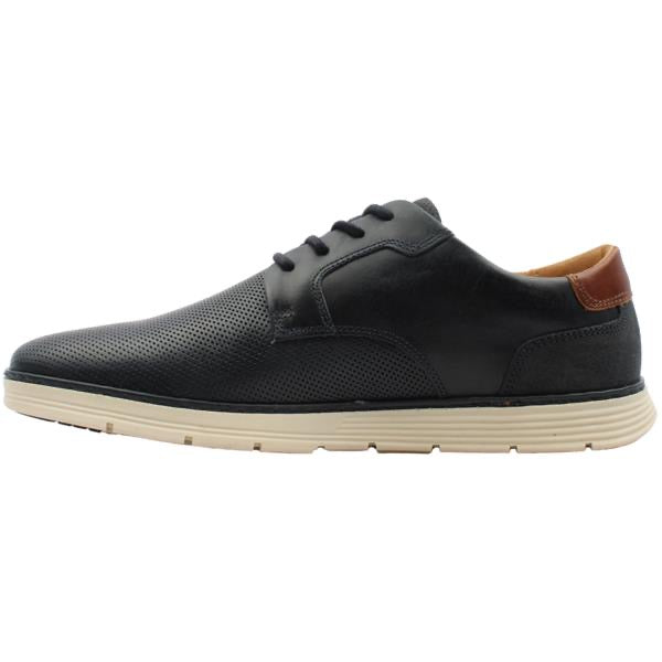 Tommy Bowe - Men's navy leather shoe - LAVANINI