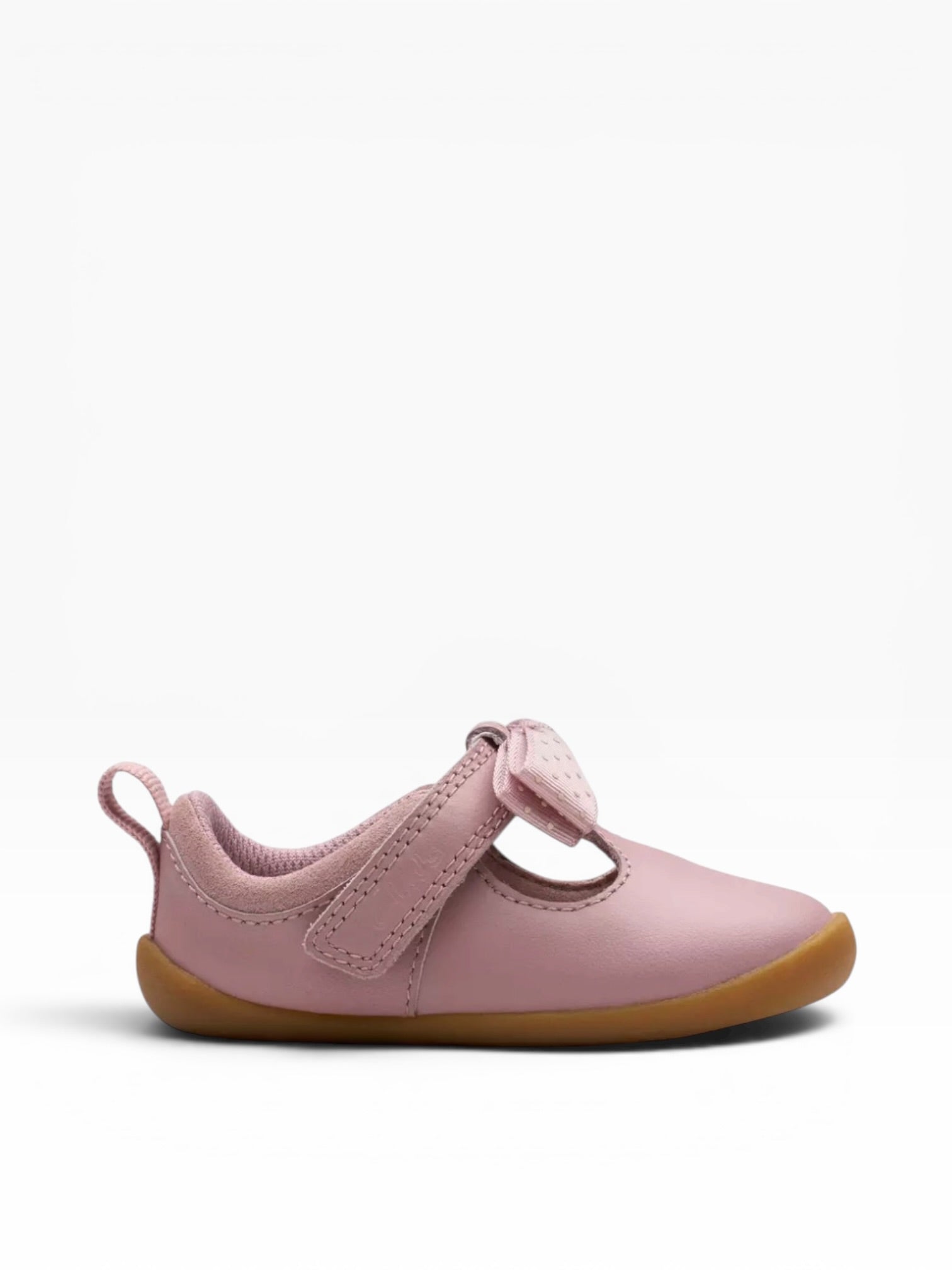 Clarks - Girls pink pre-walker - Roamer trim T