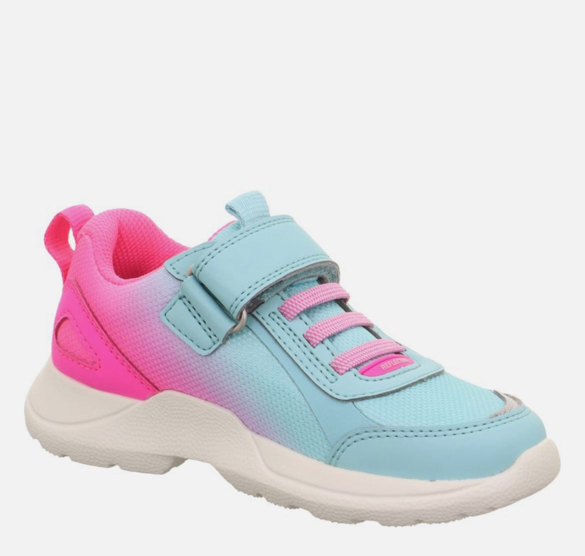 Superfit - Girls blue/pink runner - rush.