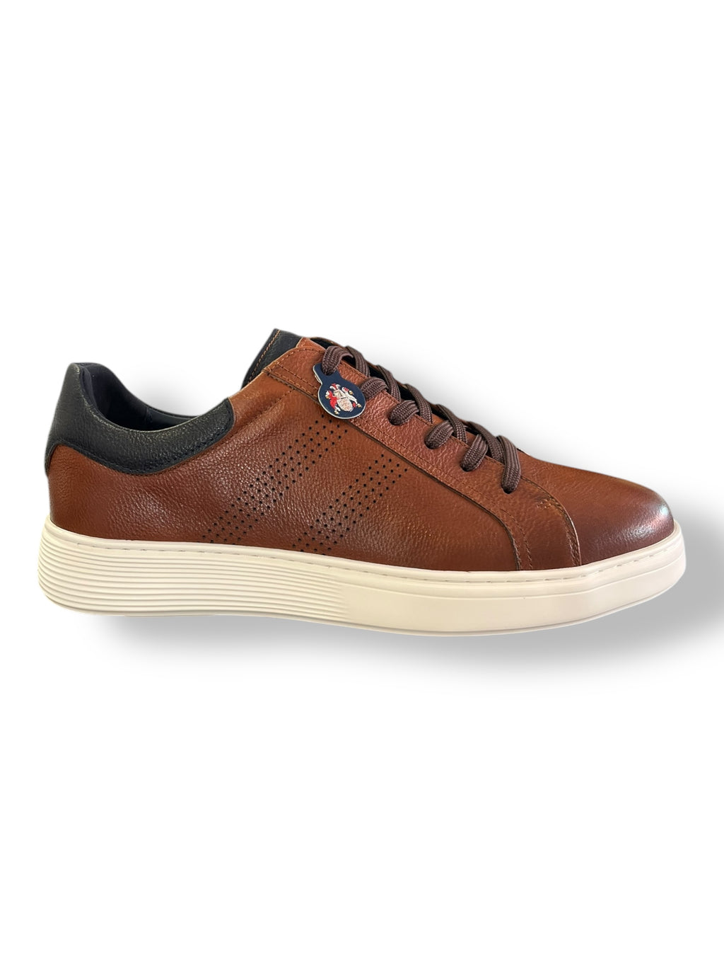 Tommy Bowe - Men’s brown leather shoe - Chris