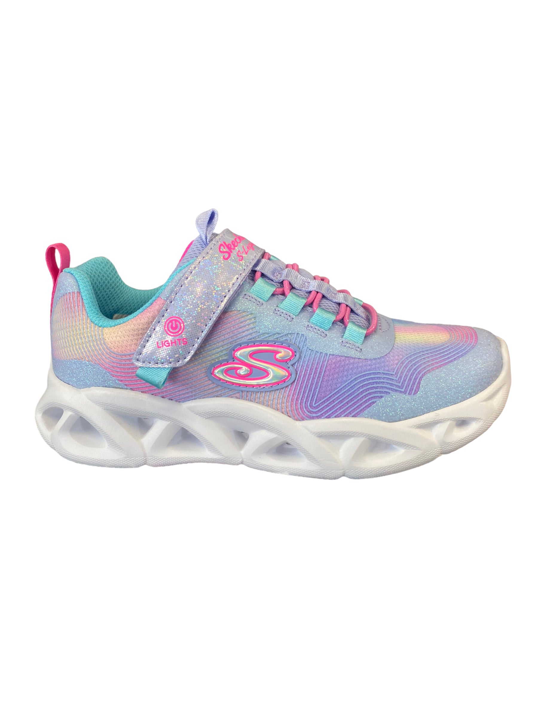 Skechers - Girl’s runner - Lavender/multi Twisty Brights 2.0