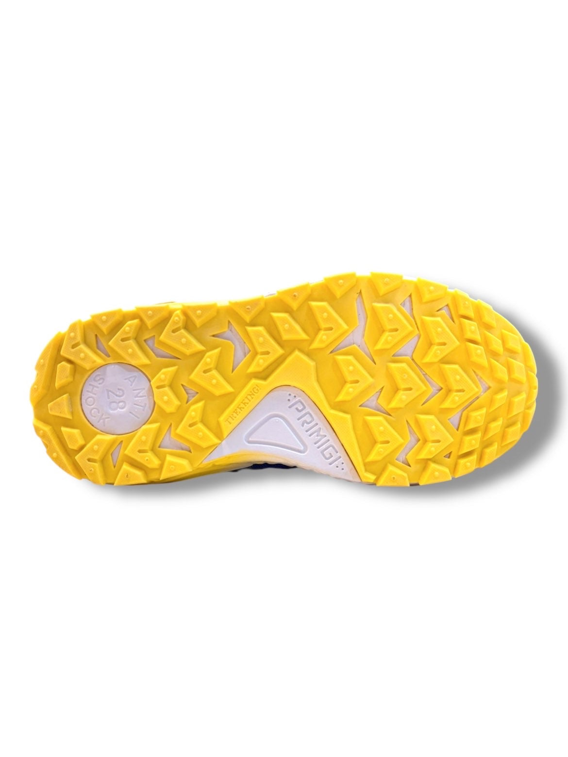 Primigi - Boys blue/yellow Velcro runner - 1463144