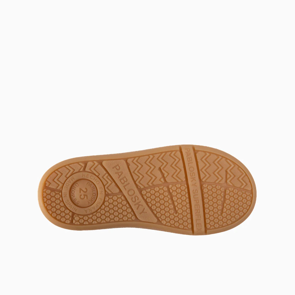 Pablosky - Girls black/cheetah shoe - 210610