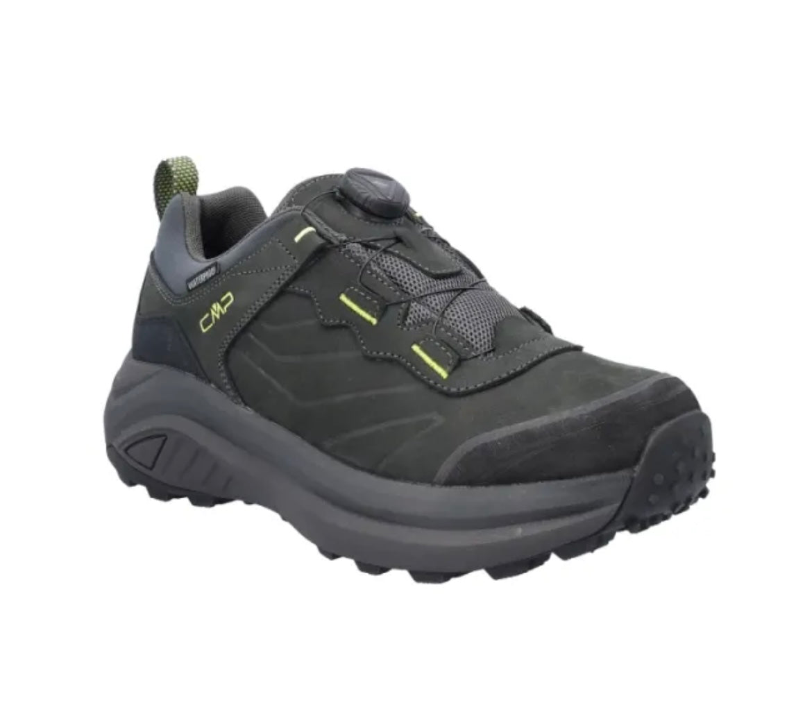 CMP - Men’s grey waterproof runner - Twist tie Antracite