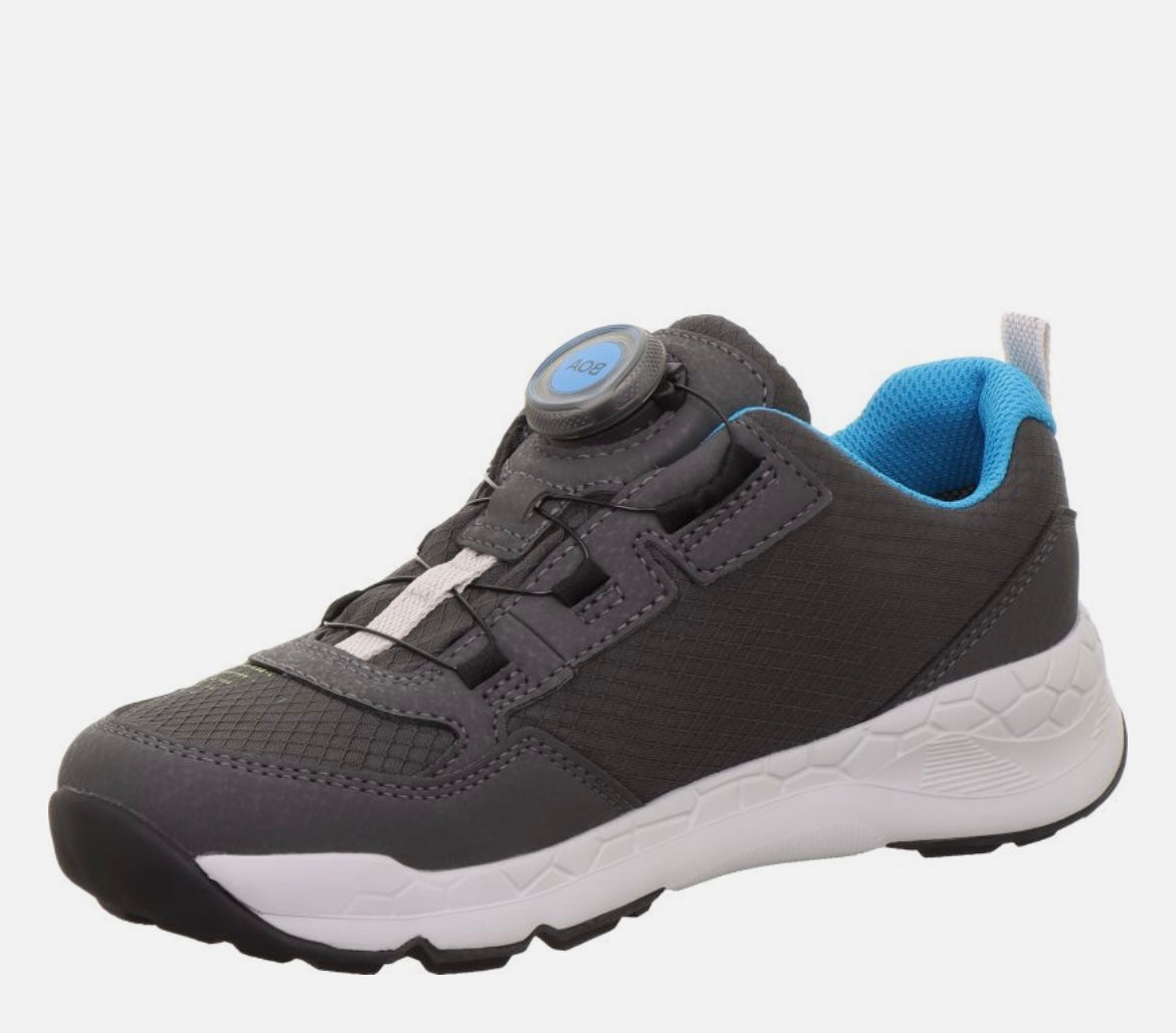 Superfit - Boys Waterproof Grey twist tie runner - Free ride