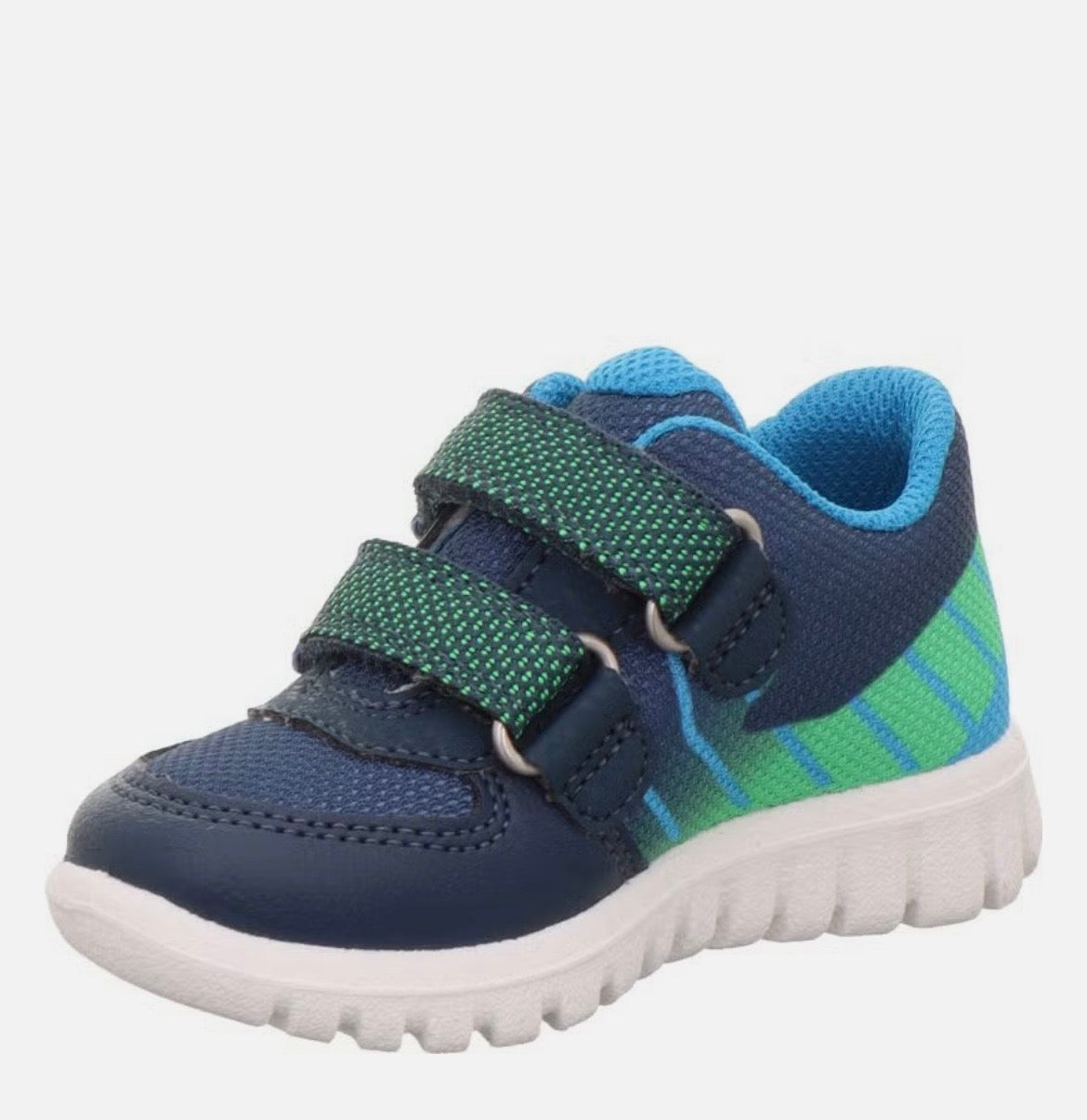 Superfit - Navy/Green boys Velcro runner - sport7 mini