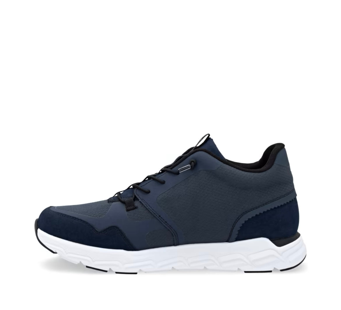 Rieker - Men’s navy slip on runner - 09170-14