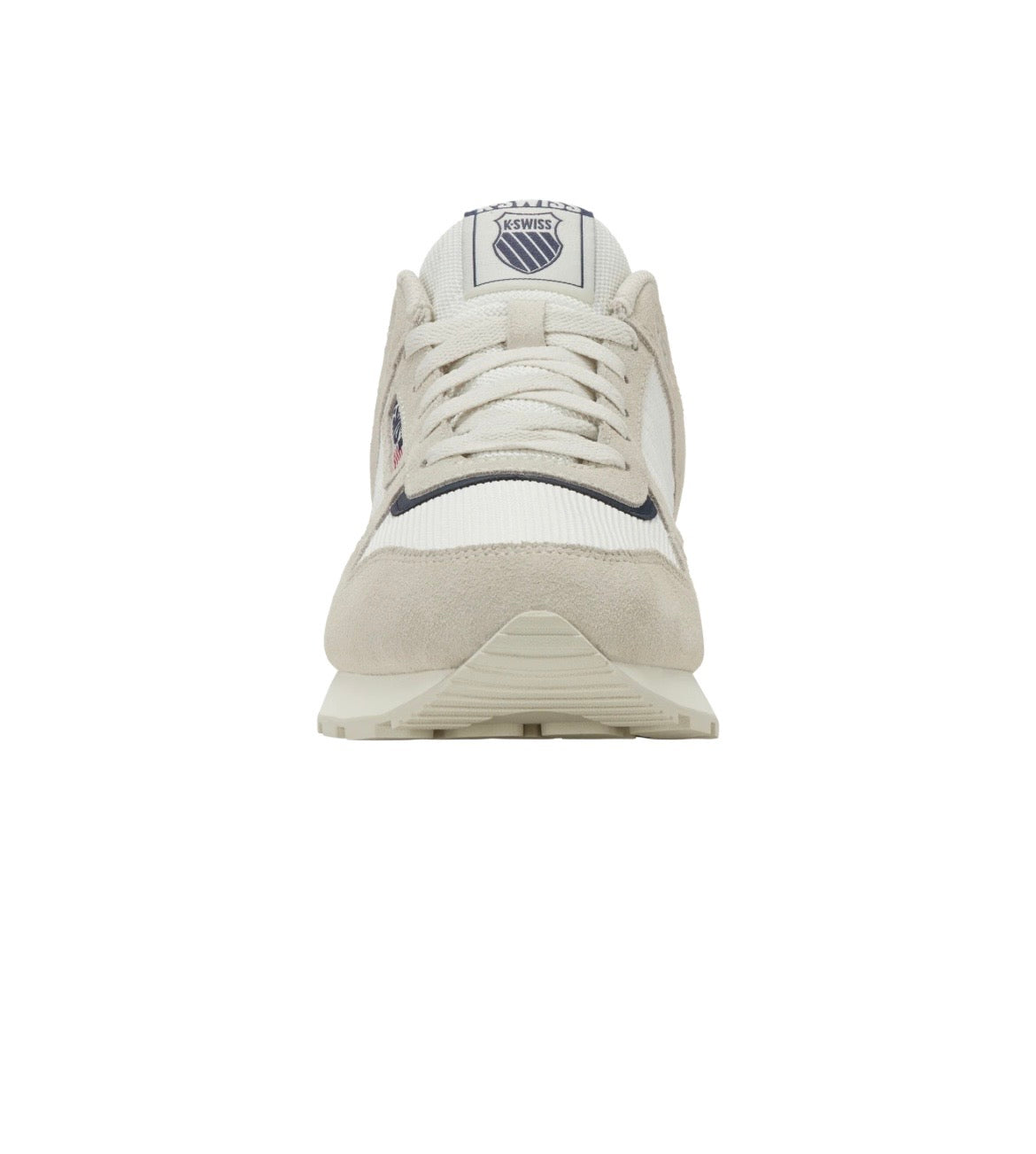 K Swiss - Men’s grey/navy suede retro runner - Vista Runner T