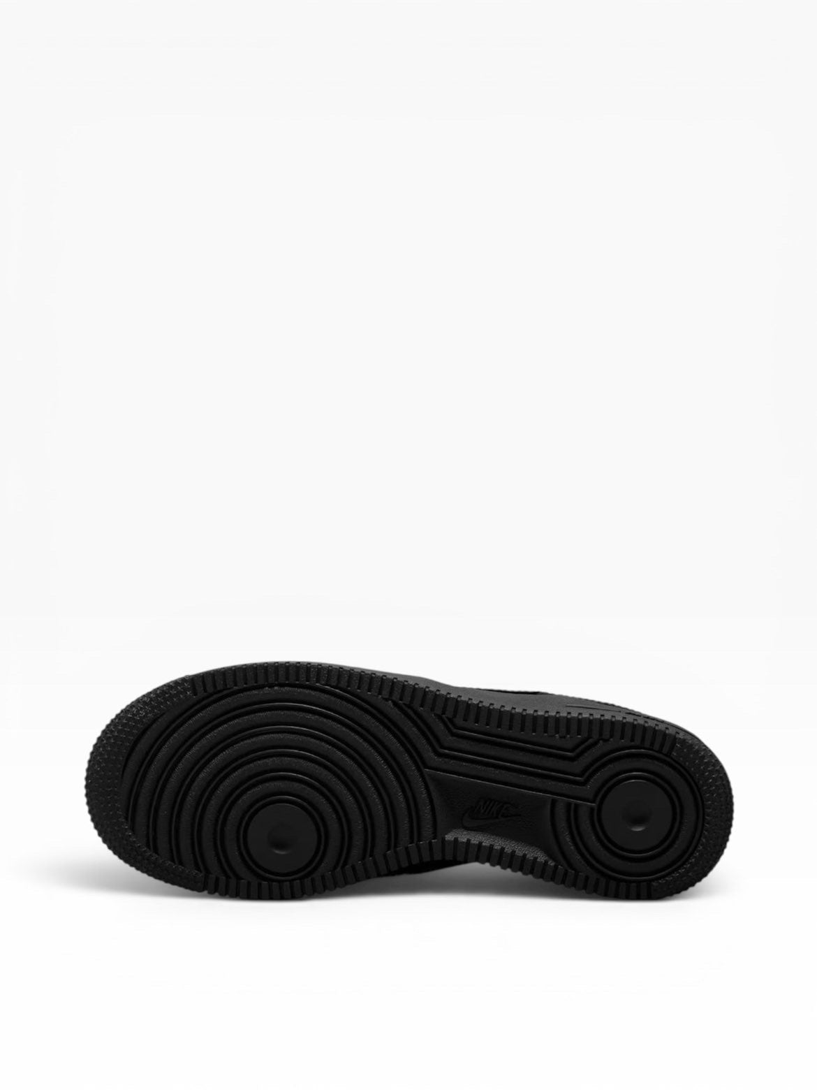 Nike - Black leather shoe - Airforce 1 LE (GS)