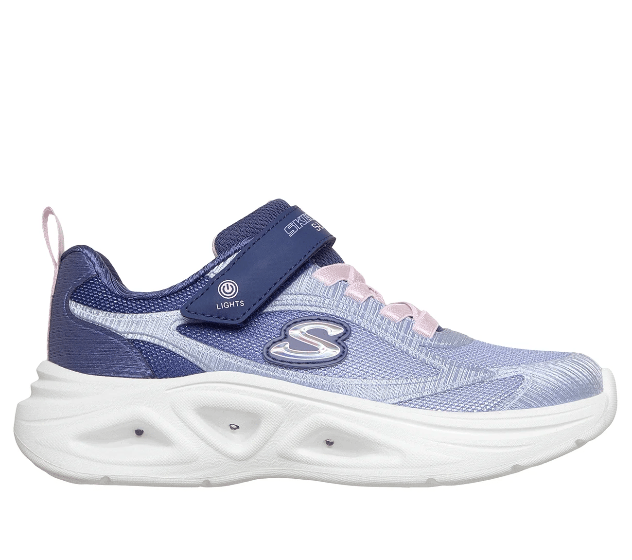 Skechers - Girls Navy/Pink runner - Sola Glow 2.0