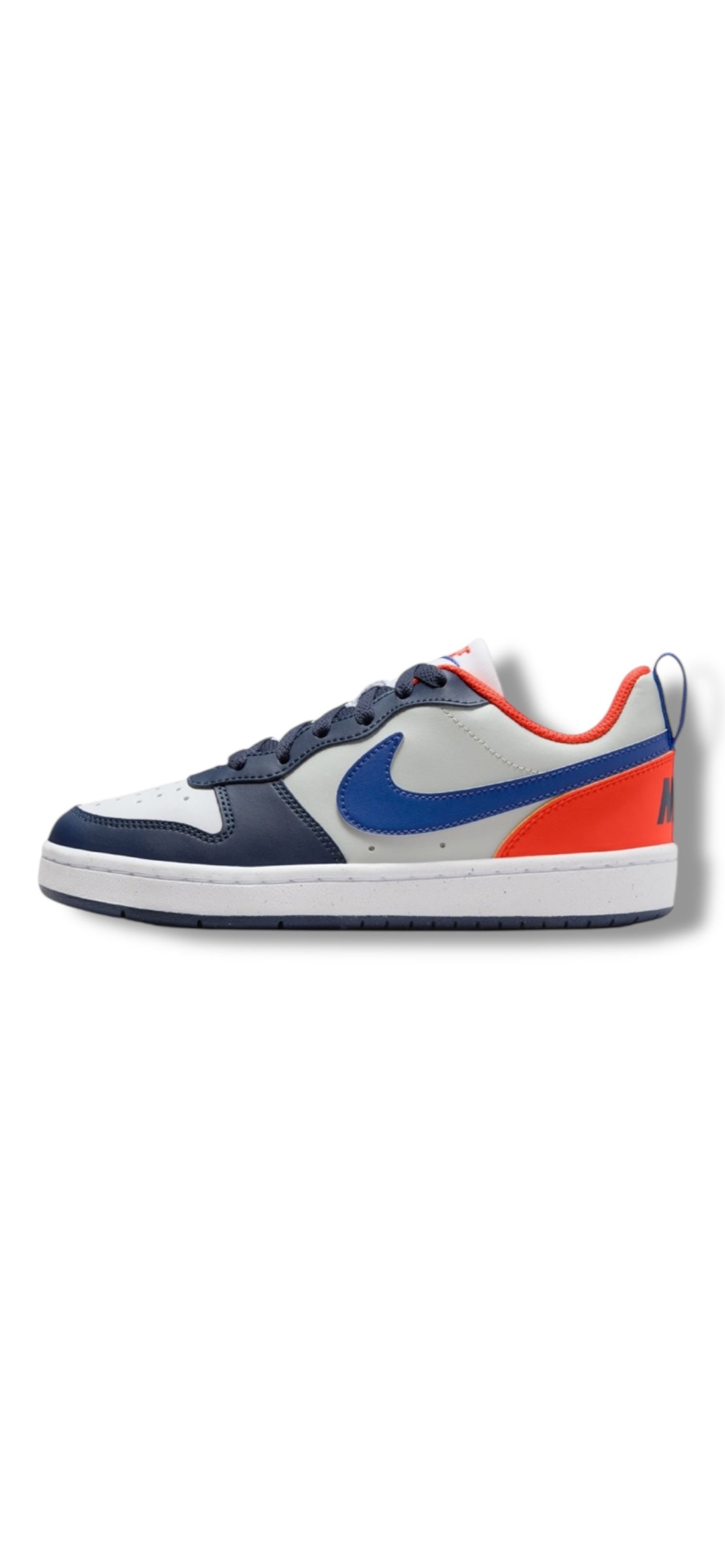Nike - Navy/orange runner - Court Borough low
