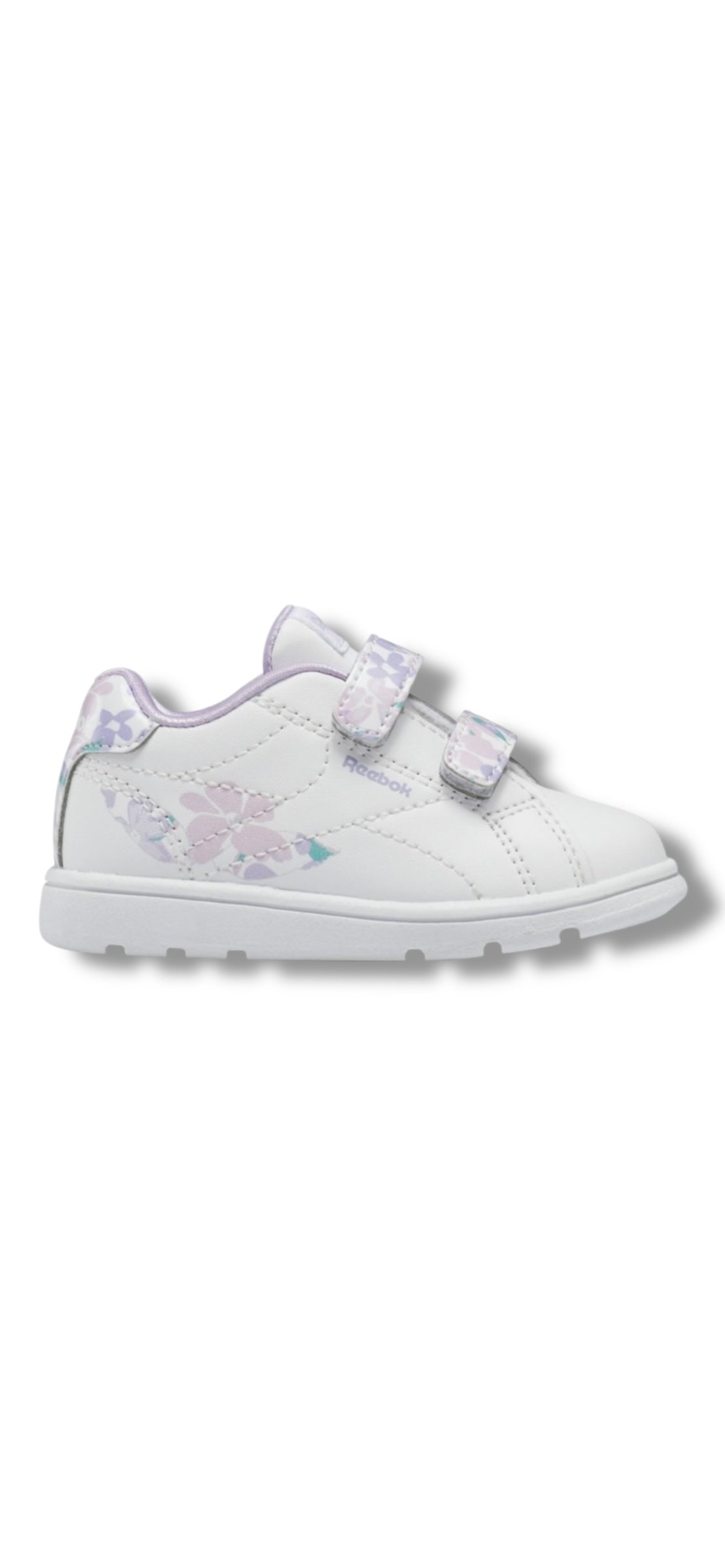 Reebok - Girls white/floral runner - Royal complete