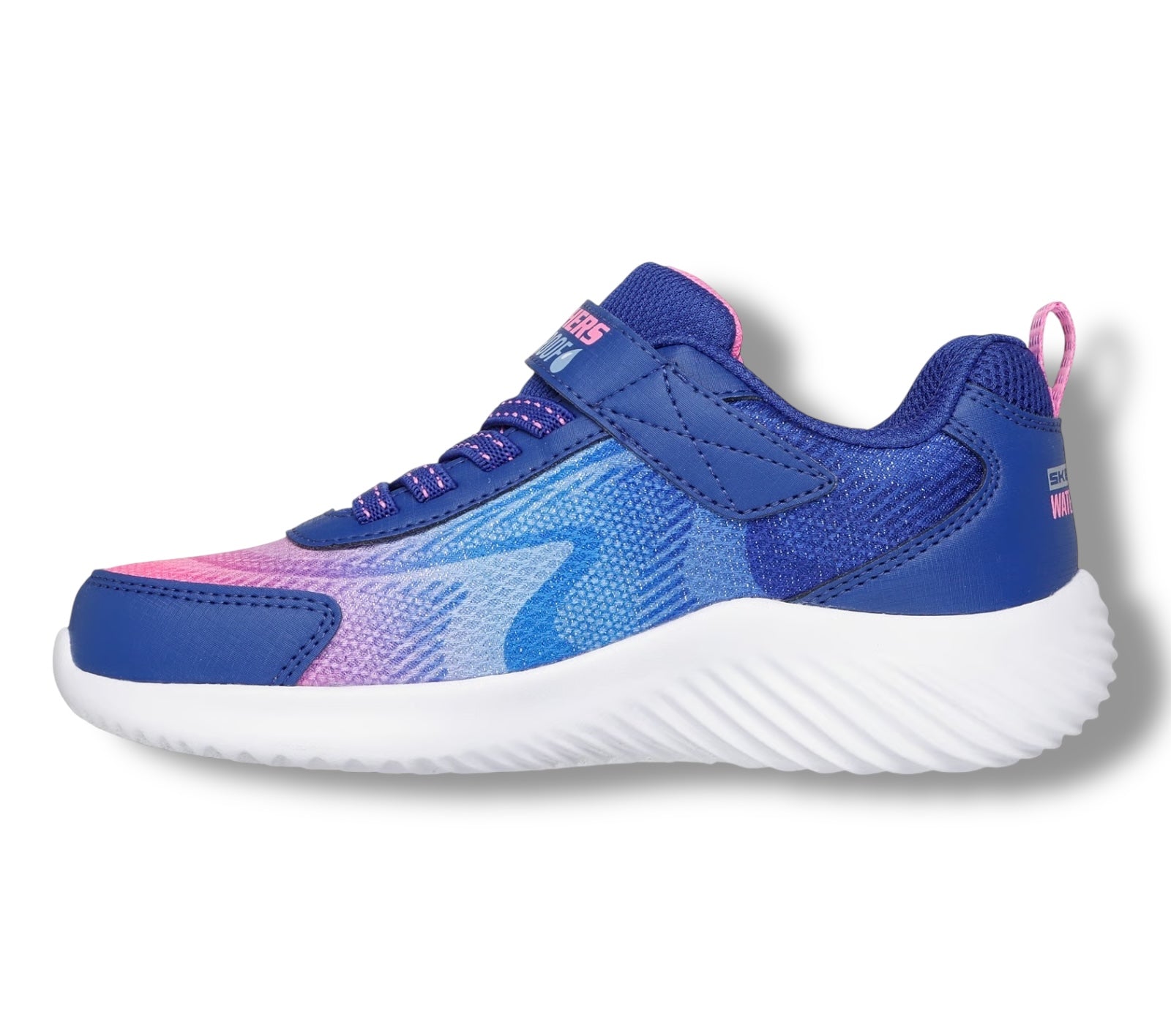 Skechers - Girls navy/pink waterproof runner - Hydra Cool