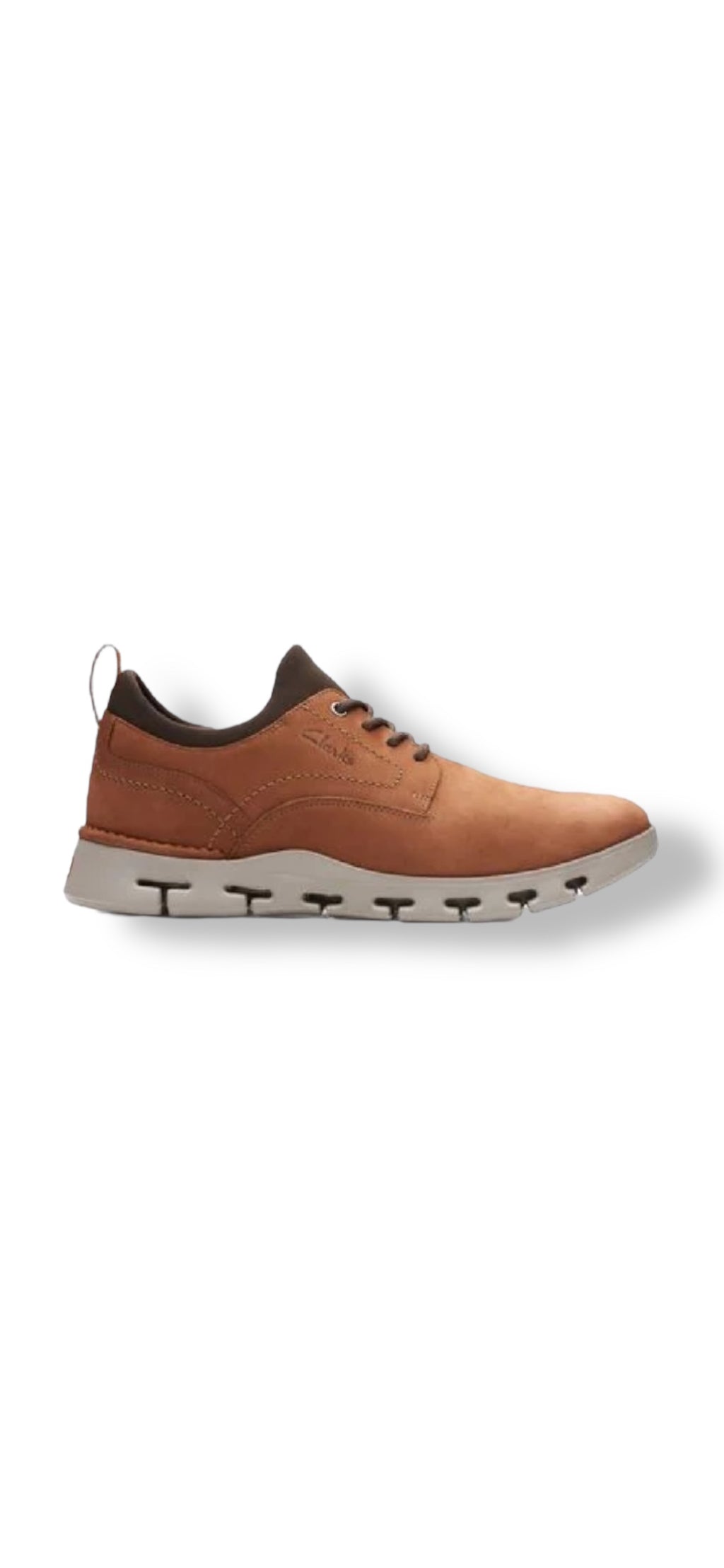 Clarks - Men’s dark tan shoe - Nature X Two