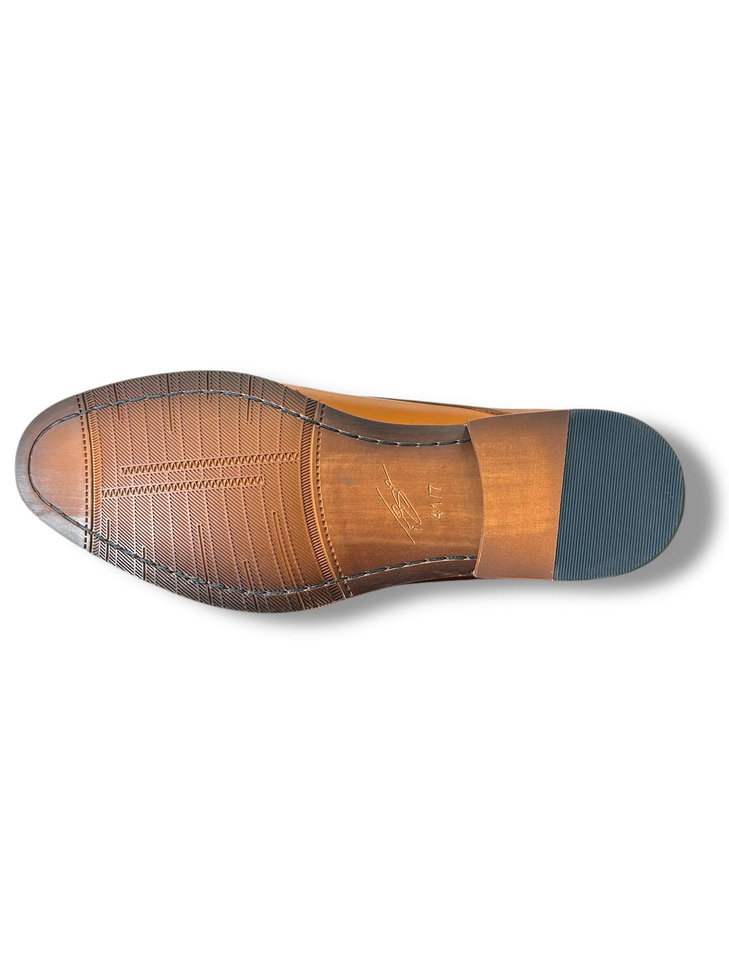 Tommy Bowe - Men’s brown dress shoe - Goretti whiskey.