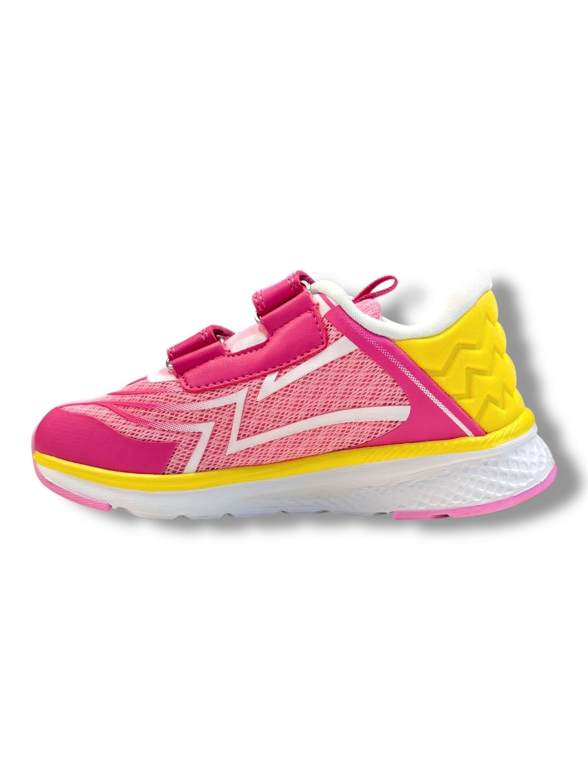 Primigi - Girls yellow/pink Velcro runner - 1458000