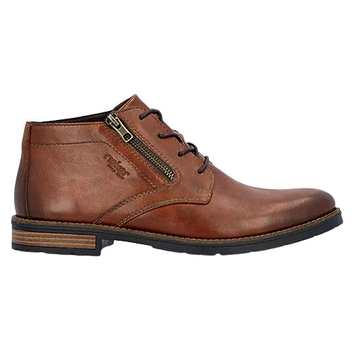 Rieker - Men’s brown boot with zip detail - 14609-24