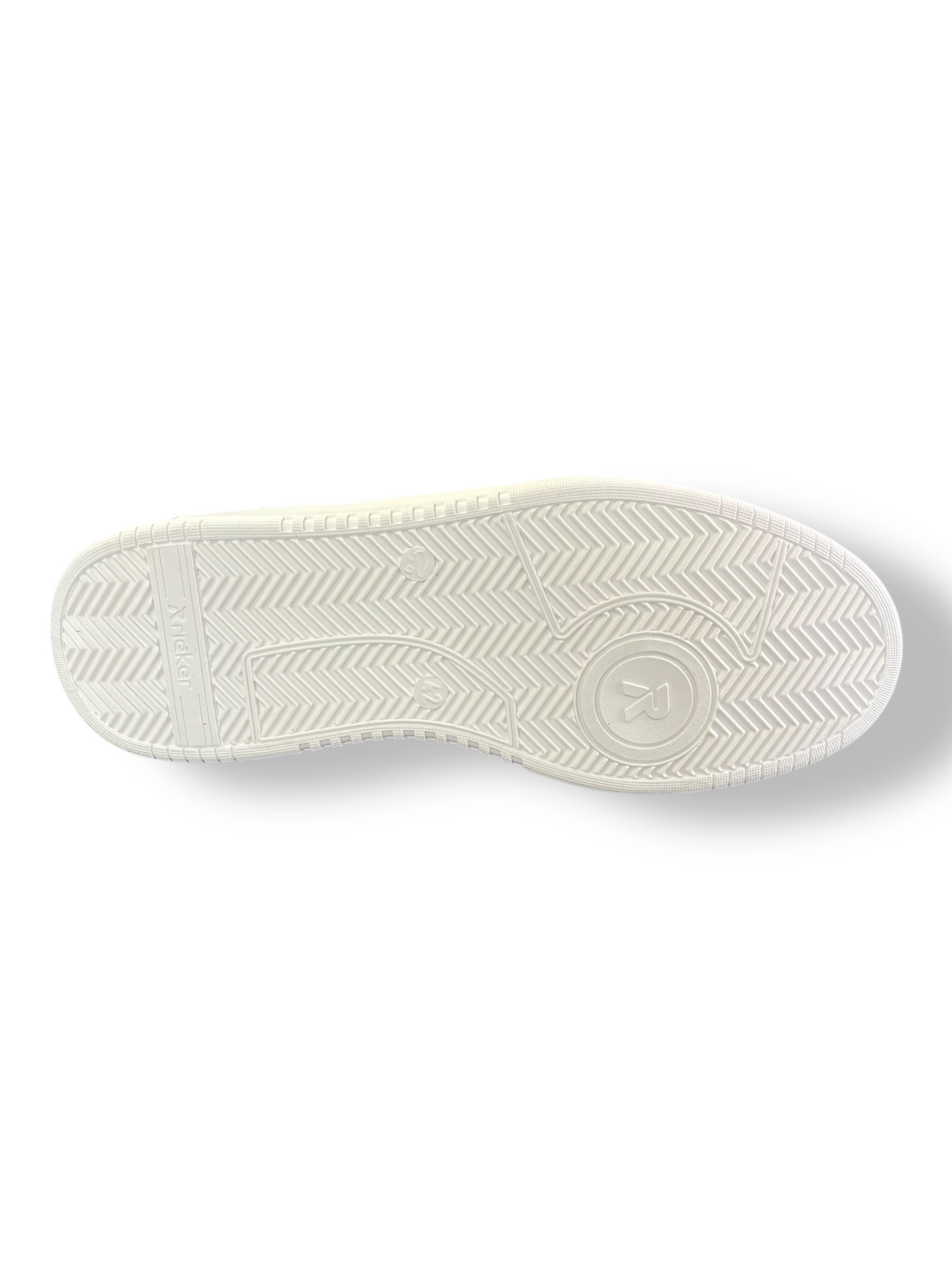 Rieker - Men’s white trainer - U1902-80