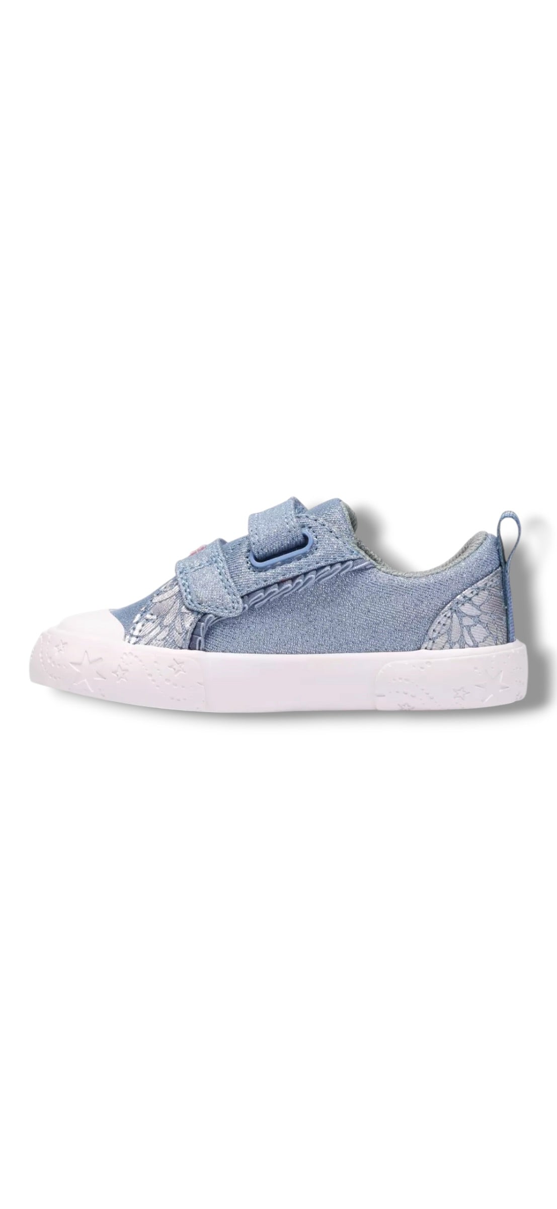 Clarks - Girls denim canvas- Foxing Trim T