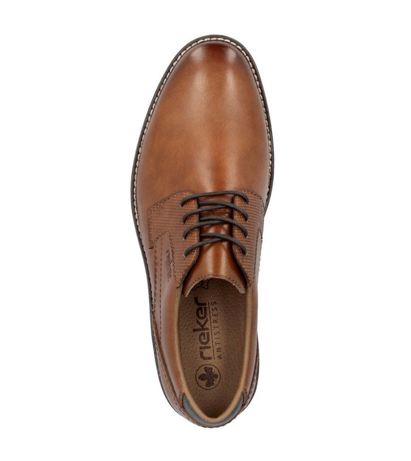 Rieker - Mens brown dress shoe - 13523-24