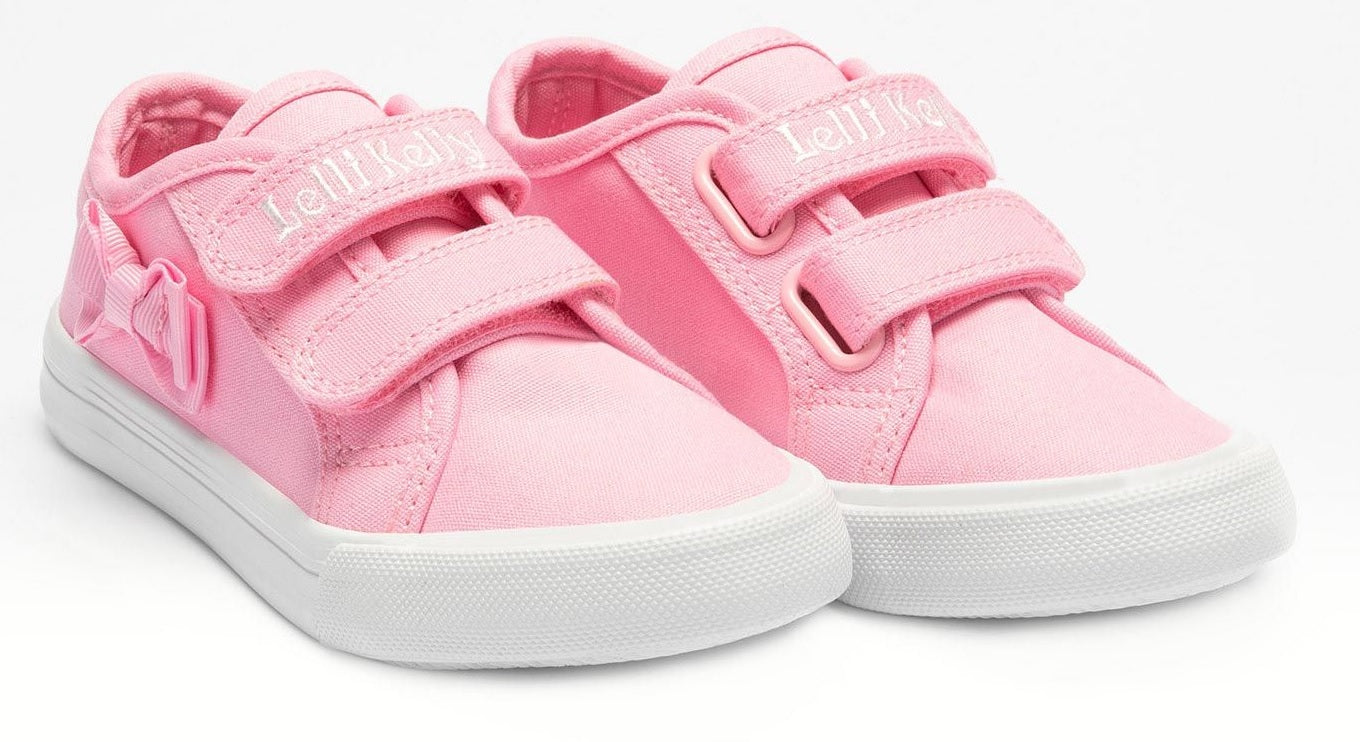 Lelli Kelly - Girls pink bow canvas shoe - Lily