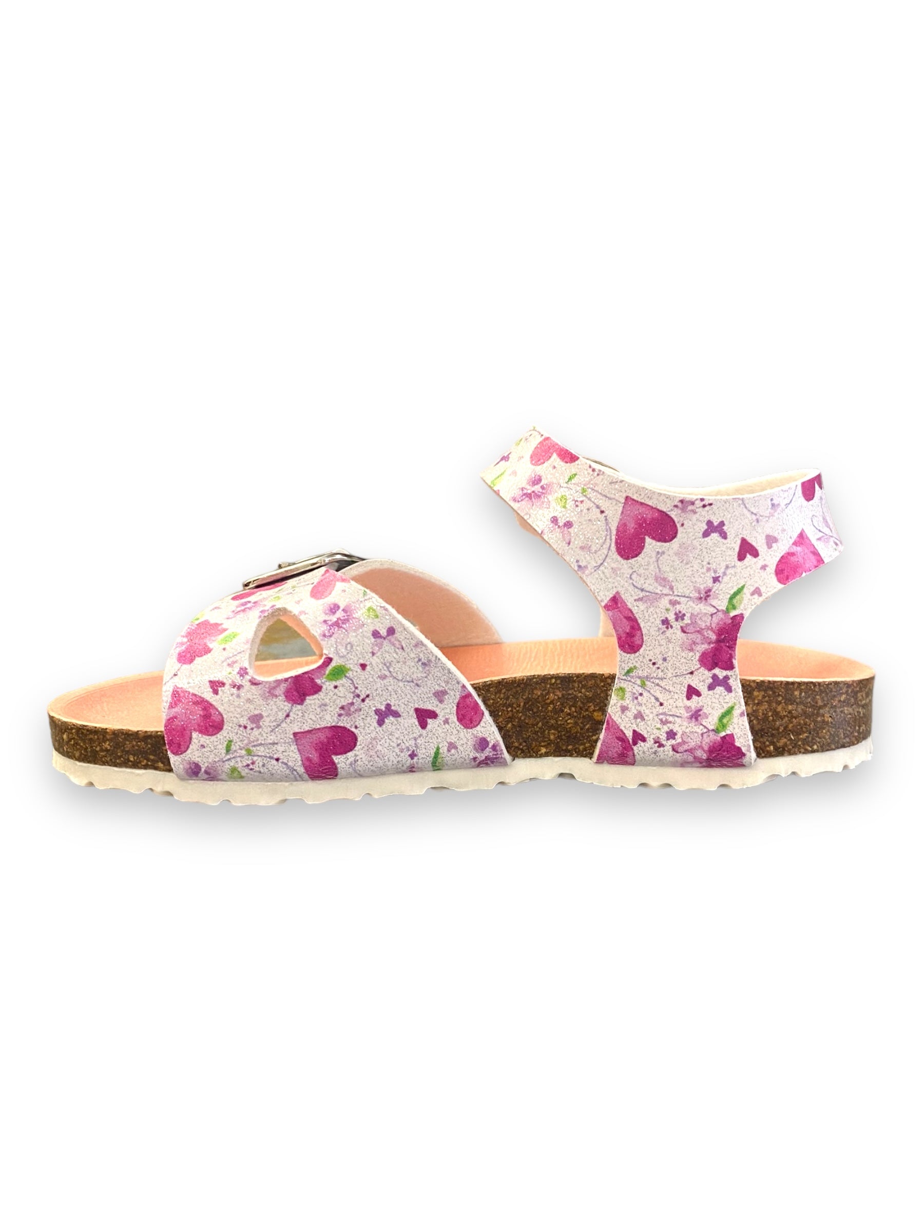 Pablosky - Girls white/pink sandal - 428600